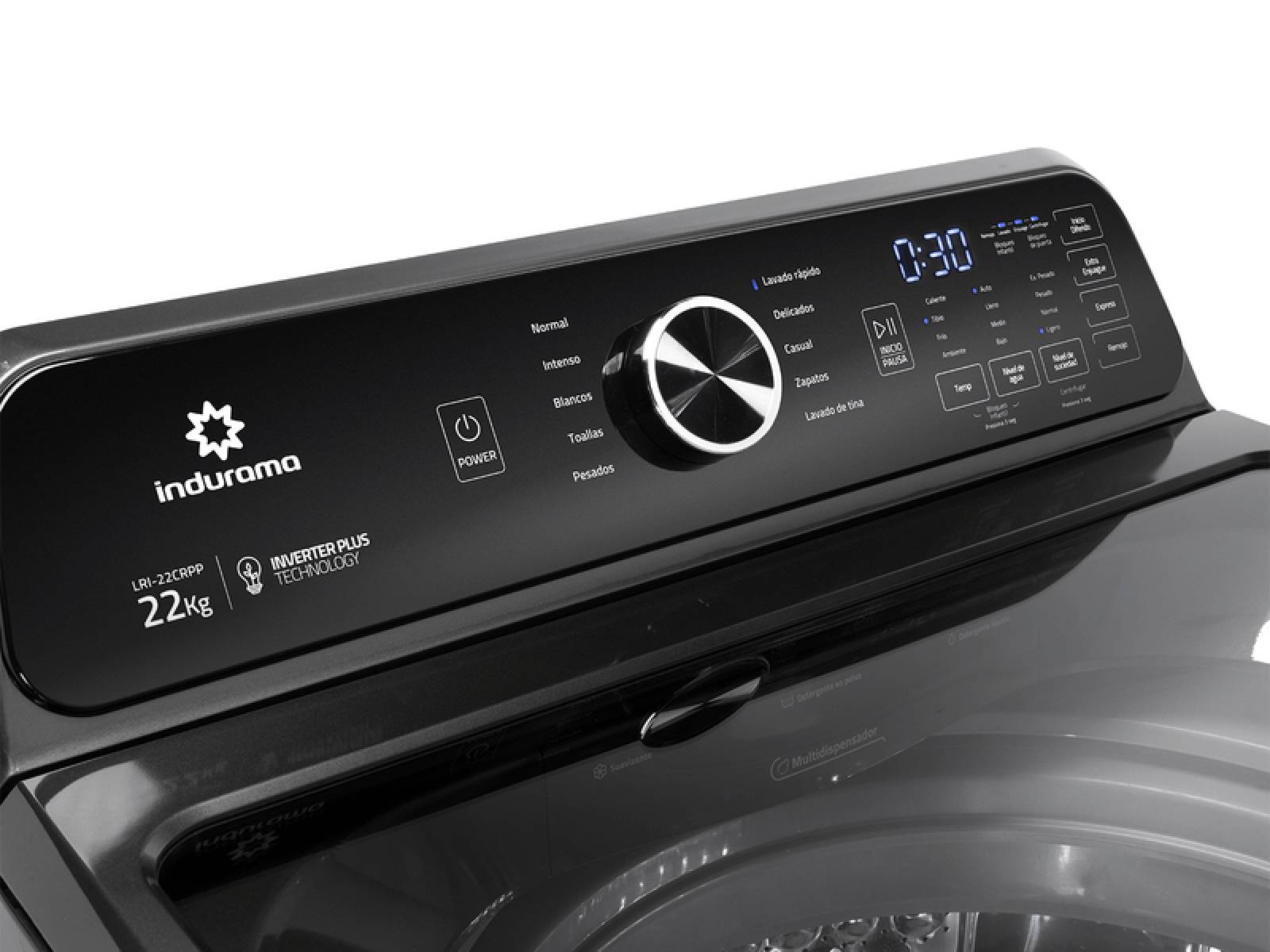 Lavadora Automática de 22kg Titanium LRI-22CRPP Indurama
