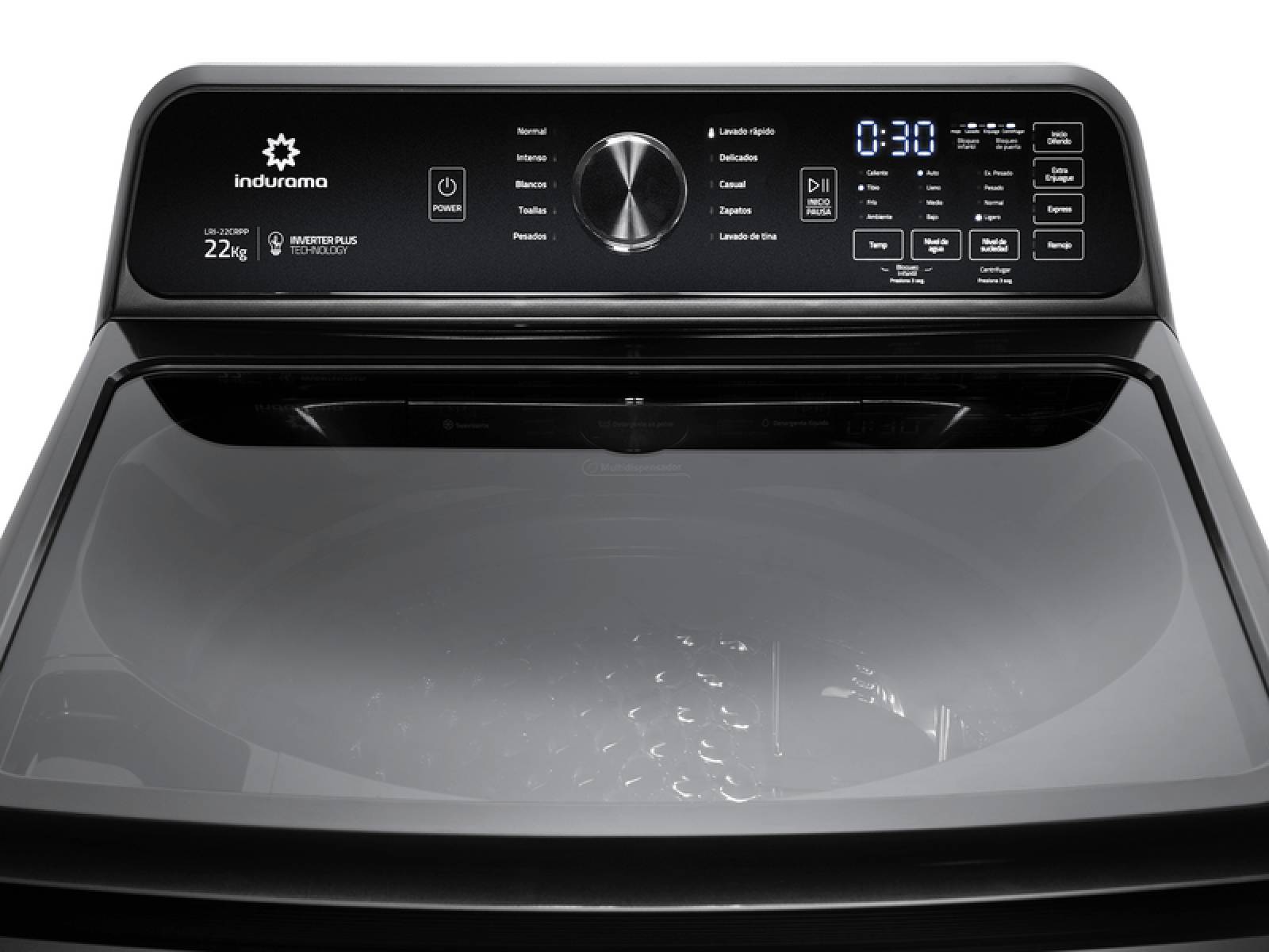 Lavadora Automática de 22kg Titanium LRI-22CRPP Indurama