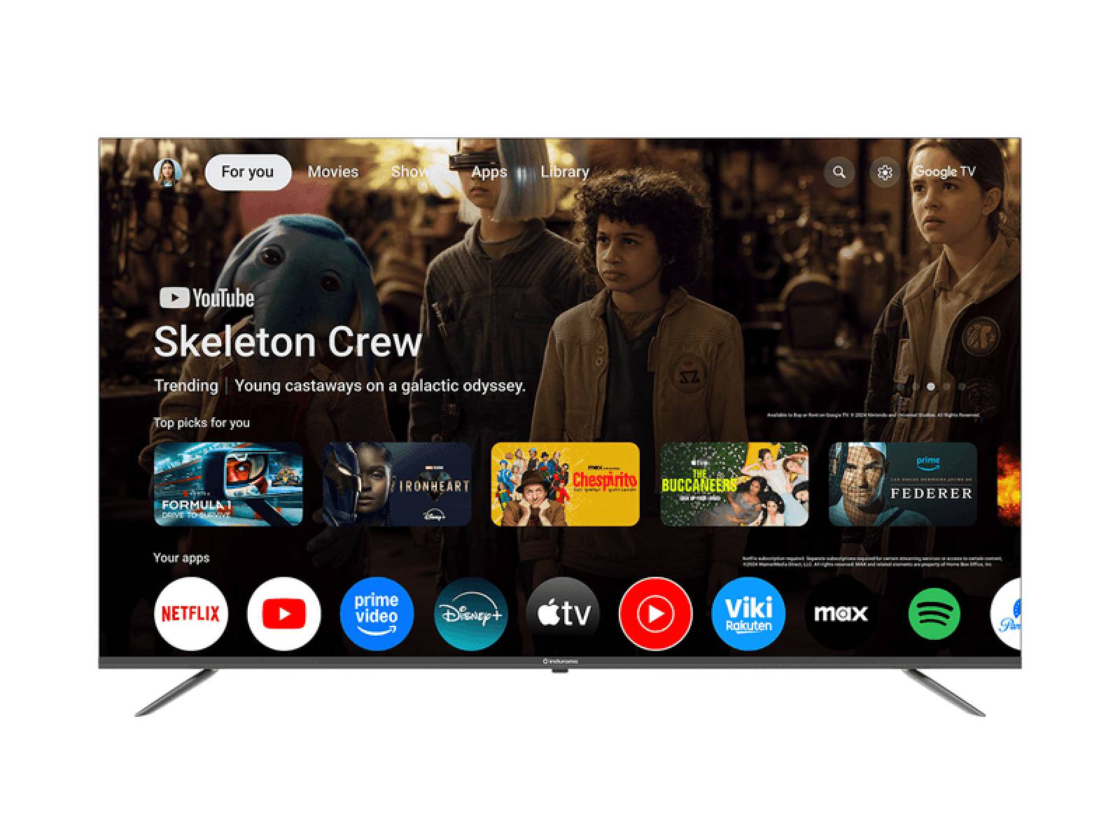 Televisor 65" UHD 4K Indurama