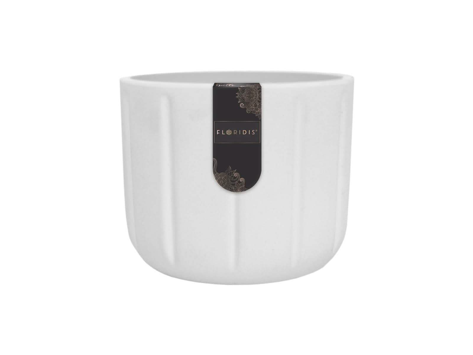 Cachepot Spello Pilastri C/Blanco Floridis