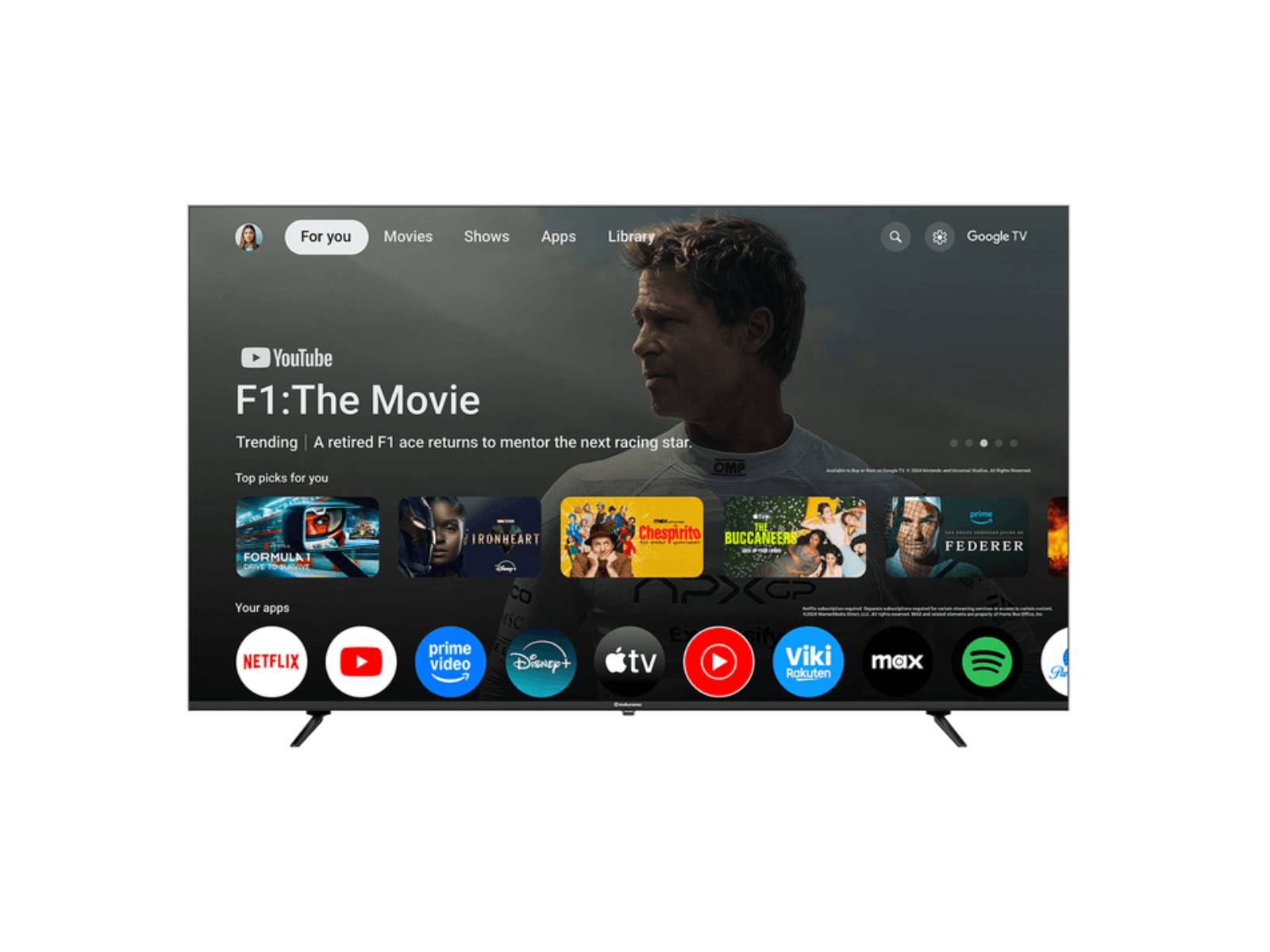 TV QLed 86" 5.0 Indurama