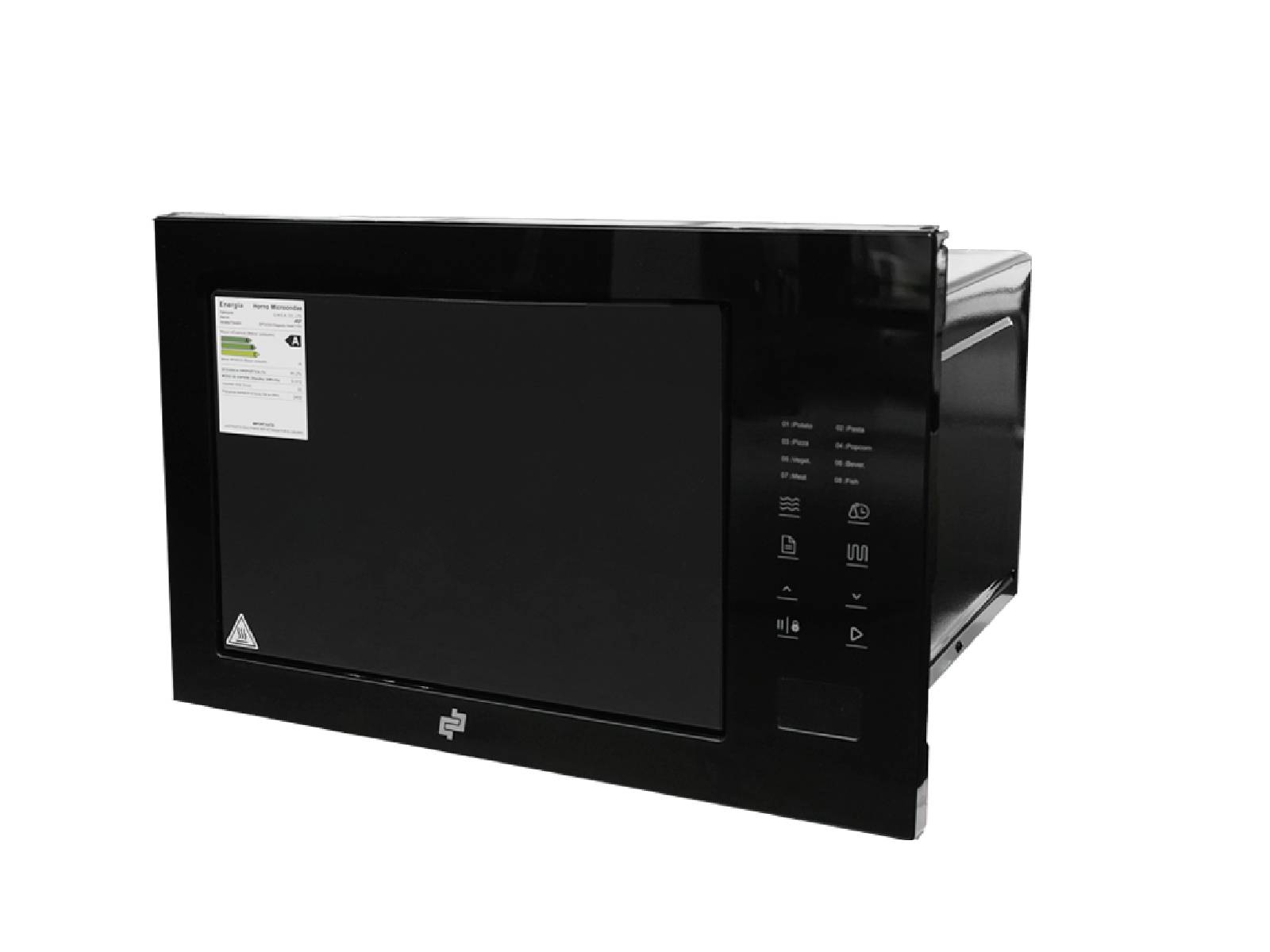 Microondas Magestic Heat Black Wall BP