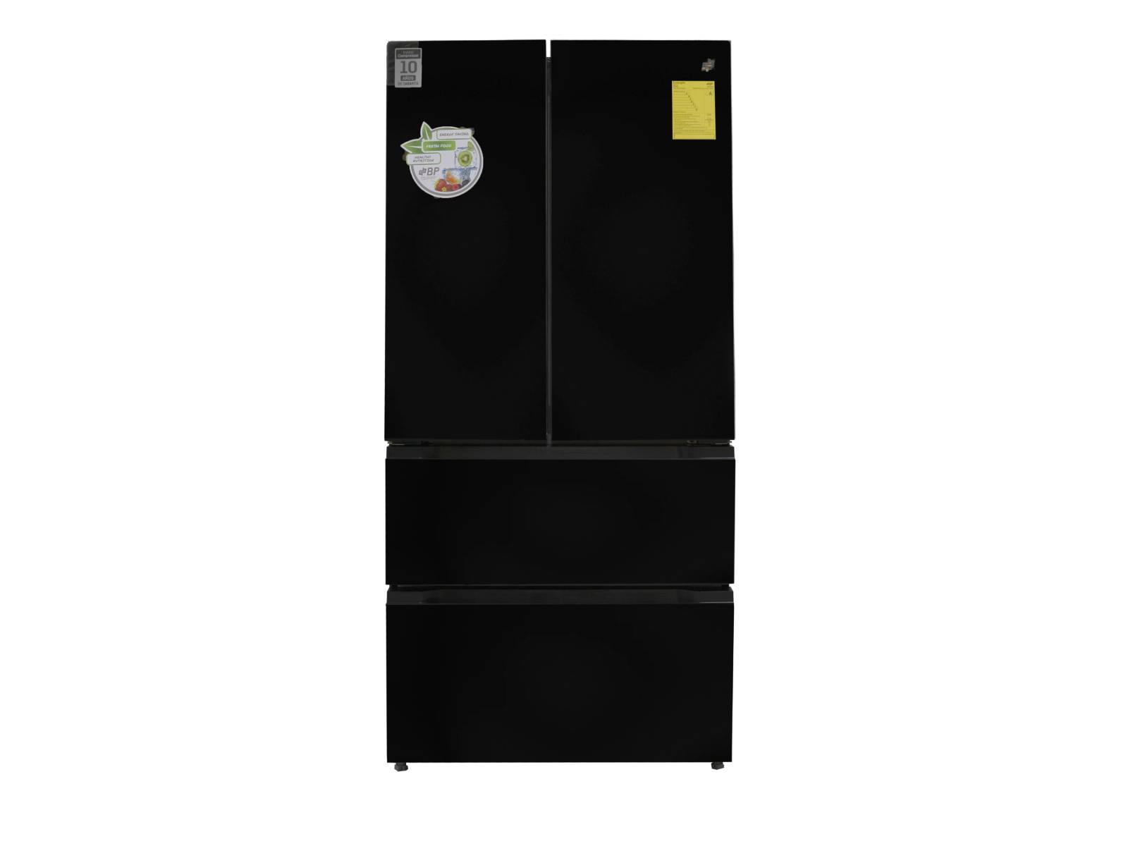 Refrigeradora FrostPro Black Glass Mirror BP