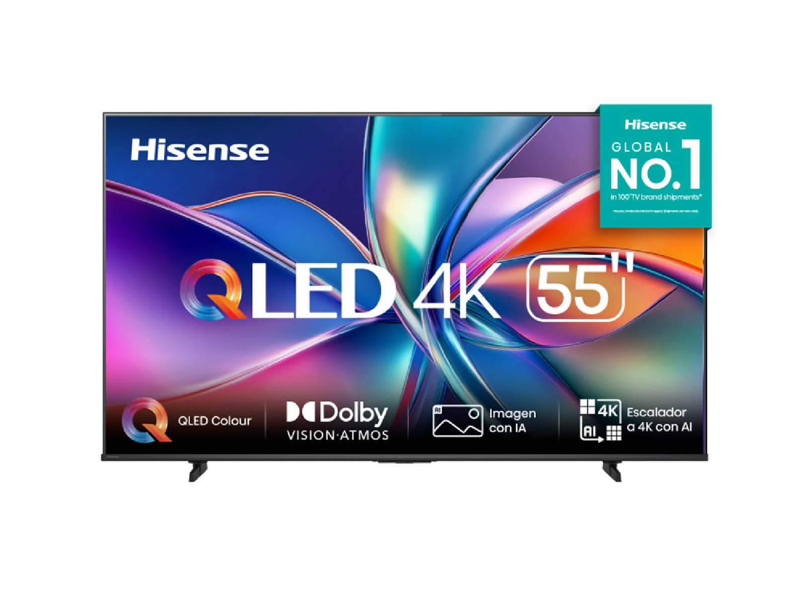 TV 55" QLED 4K UHD Hisense