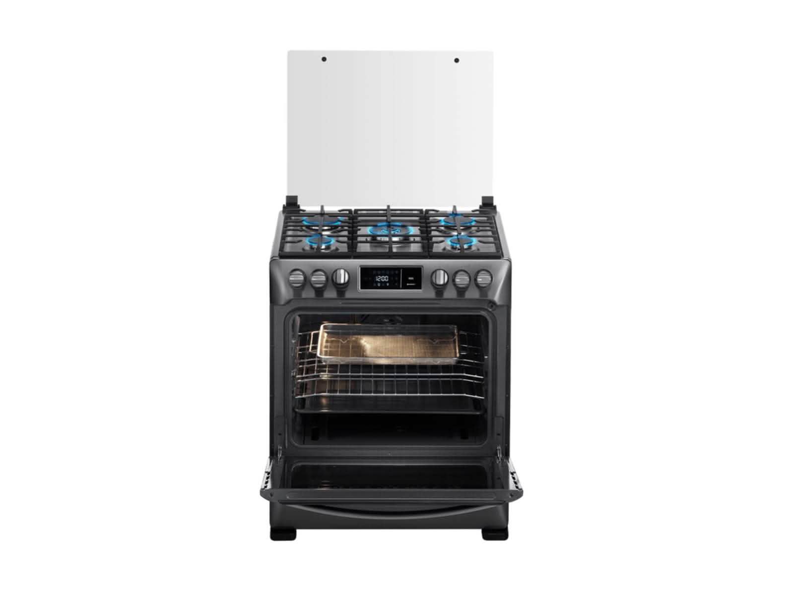 Cocina a Gas Smart Niza Negra 30" Indurama