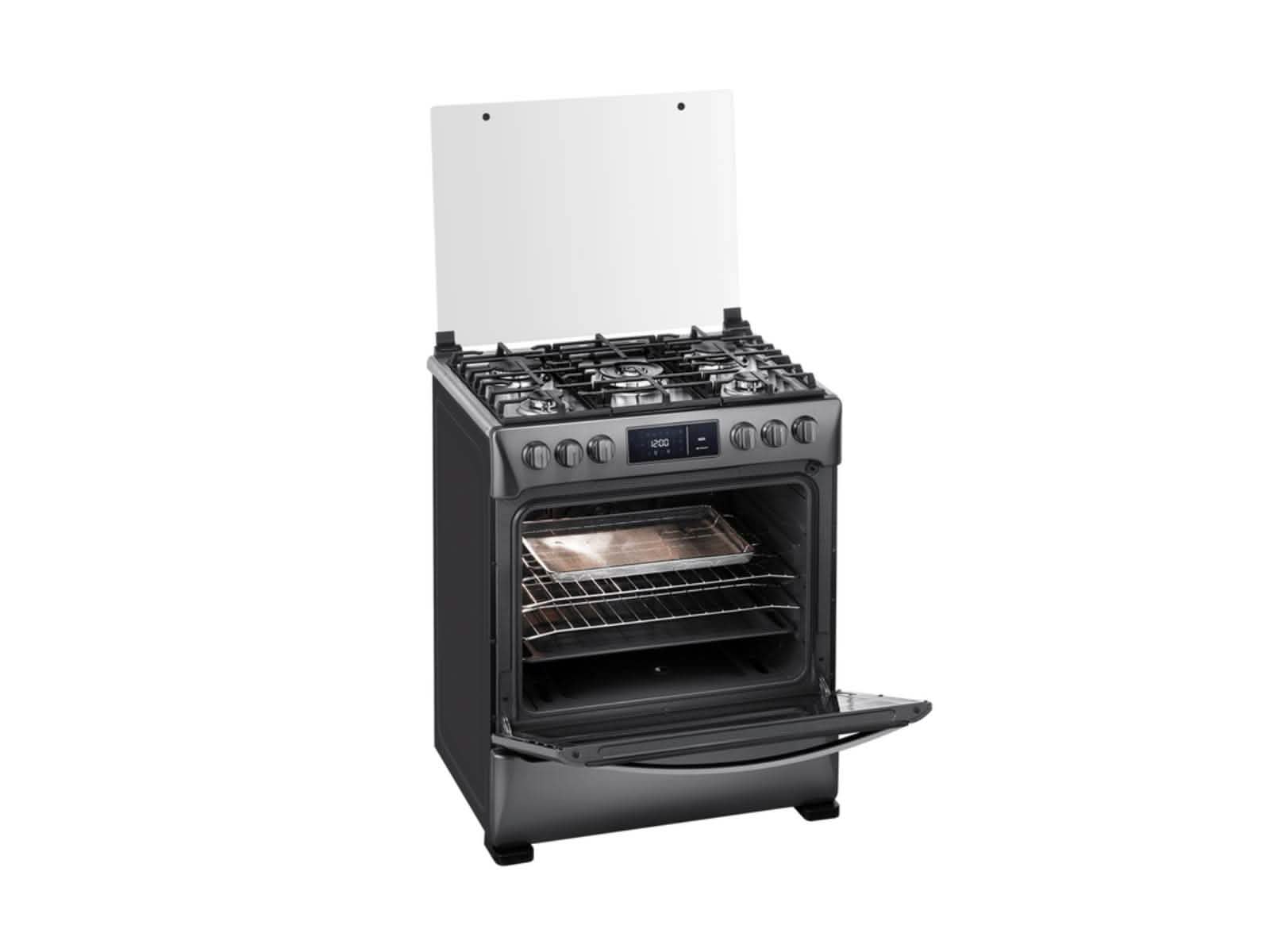 Cocina a Gas Smart Niza Negra 30" Indurama