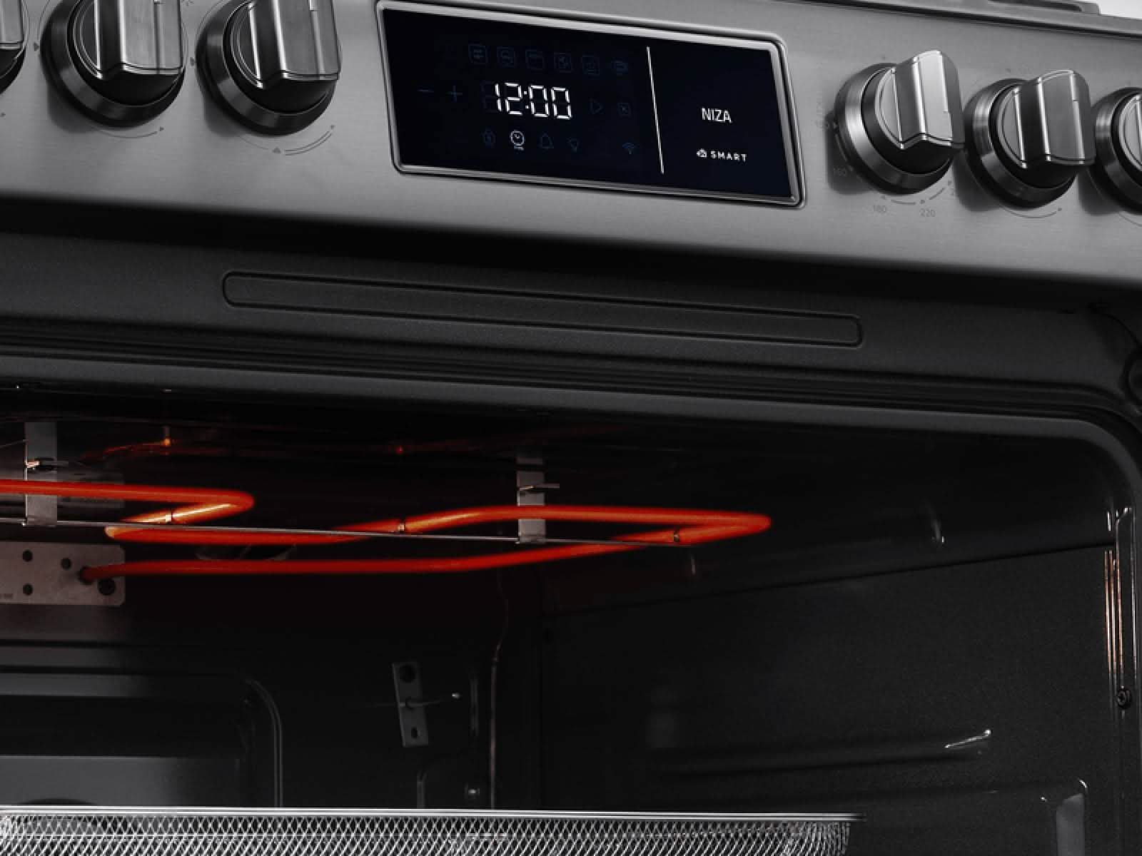 Cocina a Gas Smart Niza Negra 30" Indurama