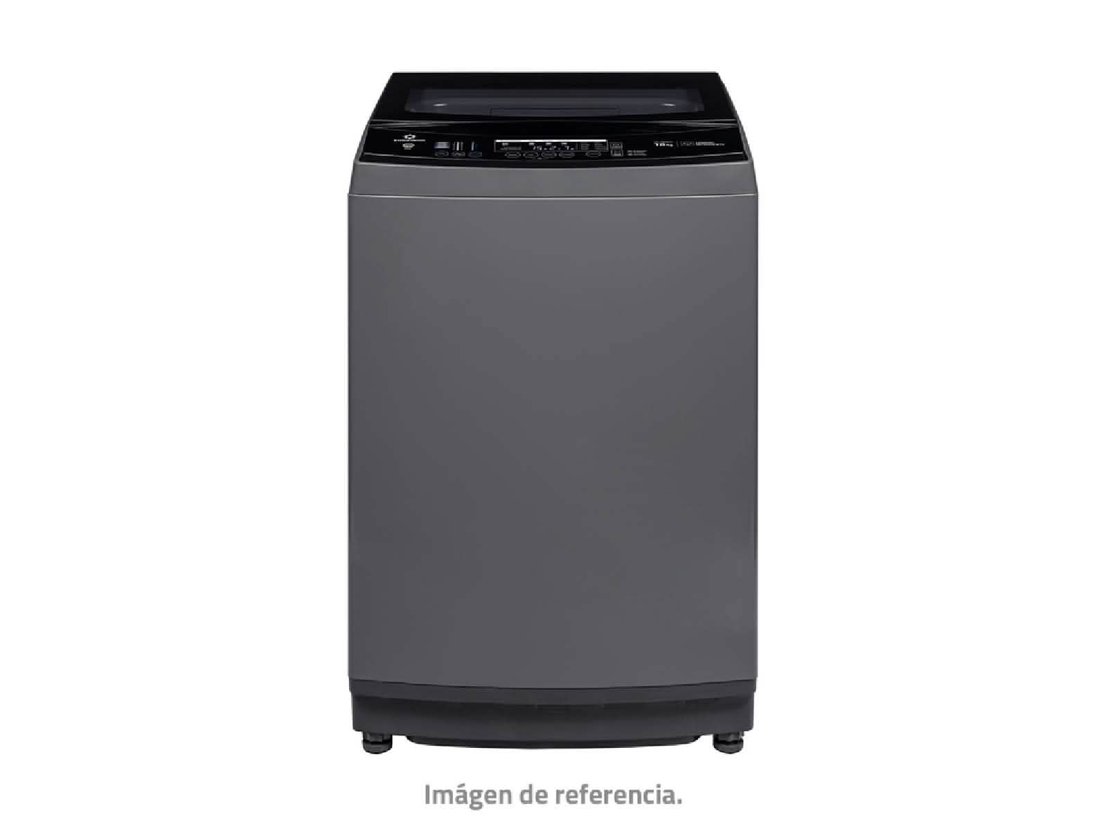 Lavadora Automática 18Kg Gris Indurama