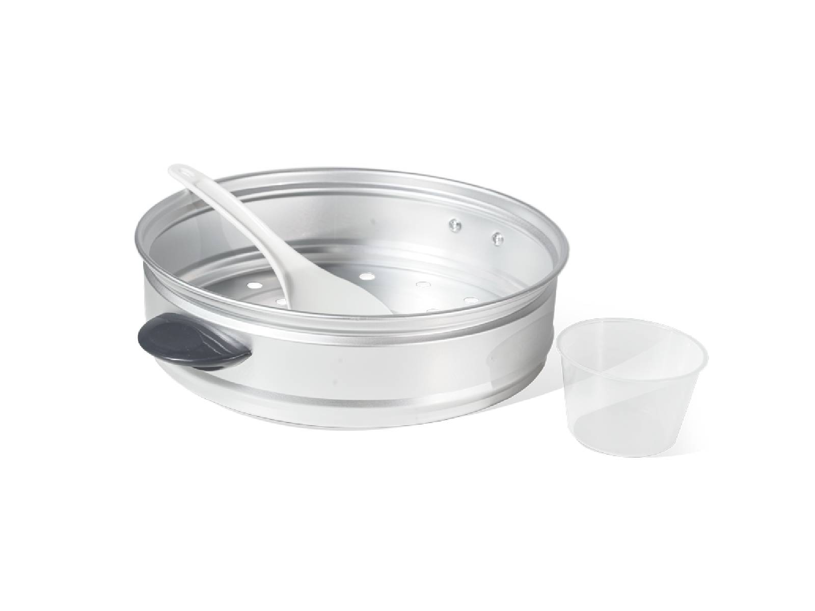 Olla Arrocera Cooker + Steamer 2.2 Lts Silver BP