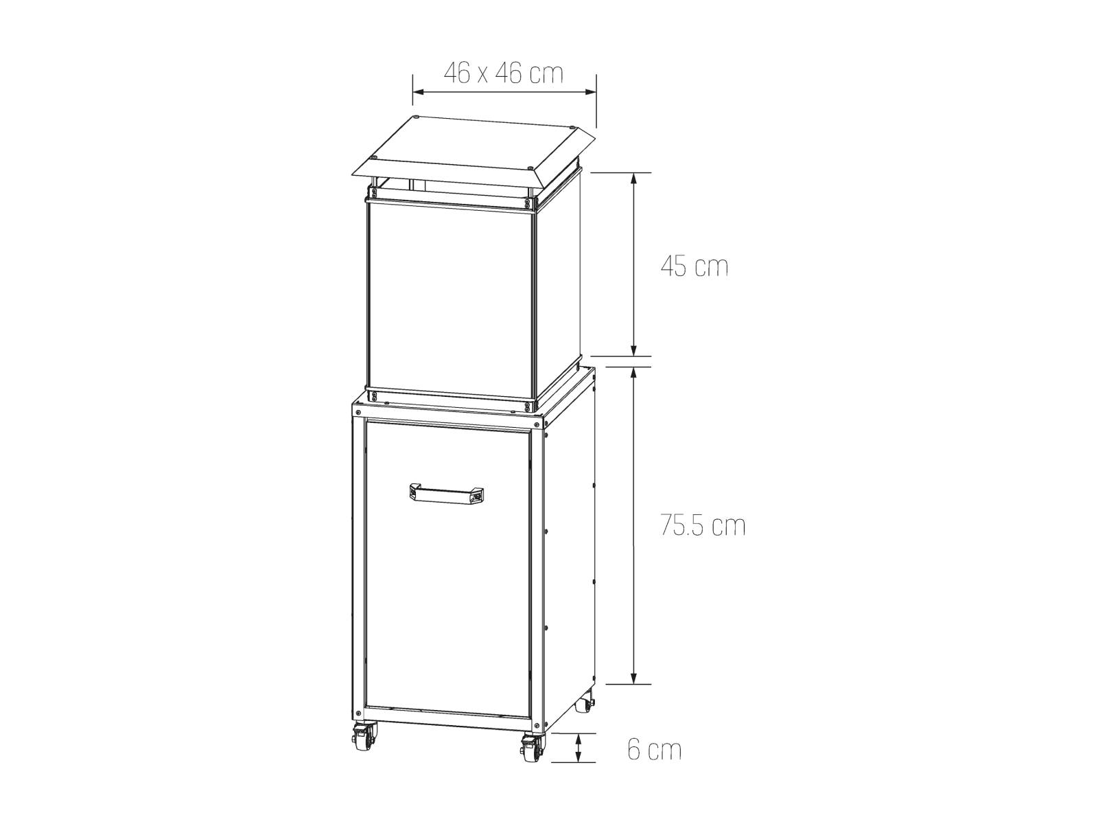 Calefactor de Ambiente Cuadrado Alto BP