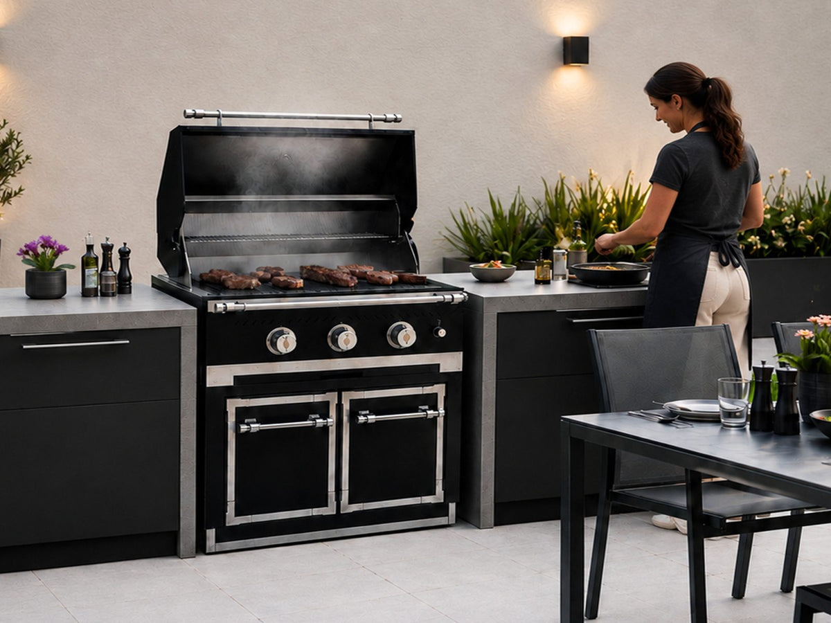 Grill con Base Delux 90 Fiamma