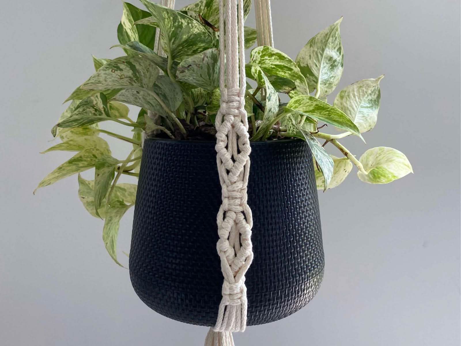 Porta Maceta Crudo Large Khipu