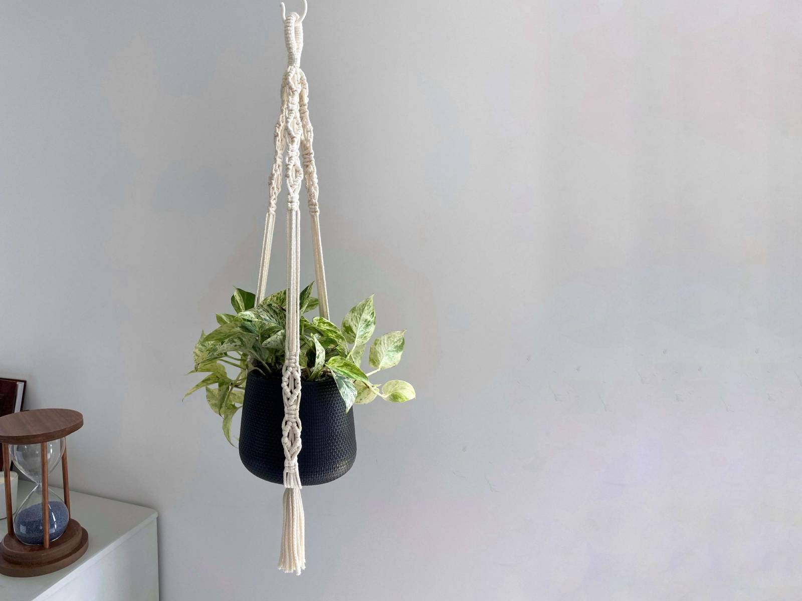 Porta Maceta Crudo Large Khipu