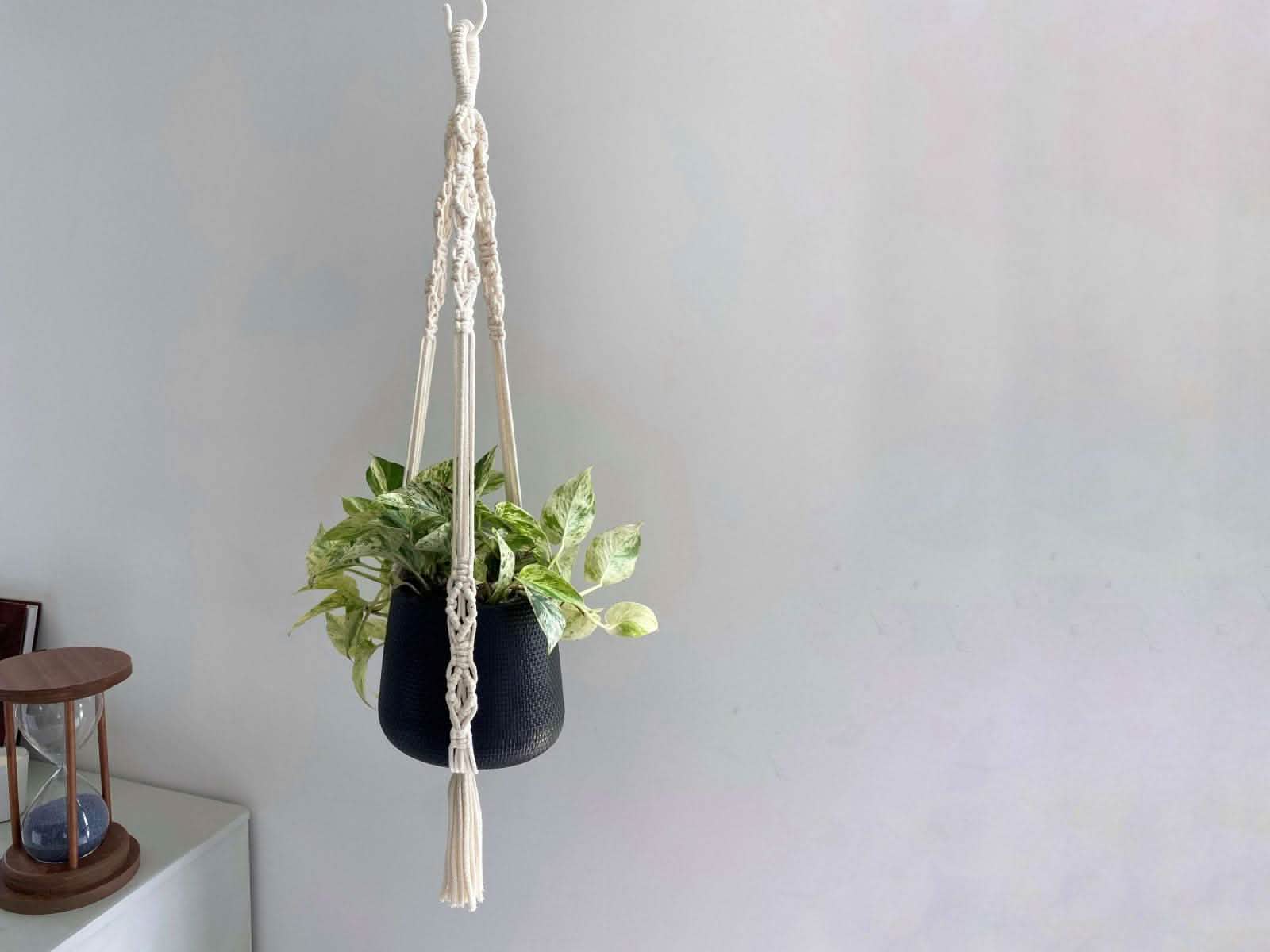 Porta Maceta Crudo Large Khipu