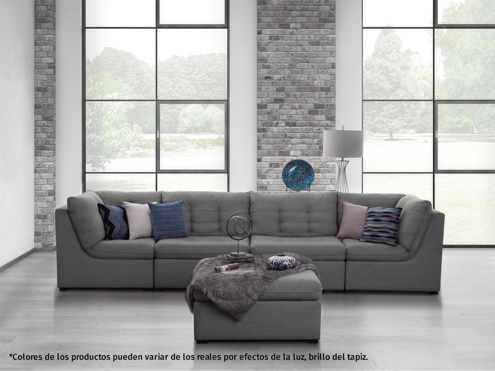 Sala Prisma Modular 5P #Color_SlateGray"T336900"