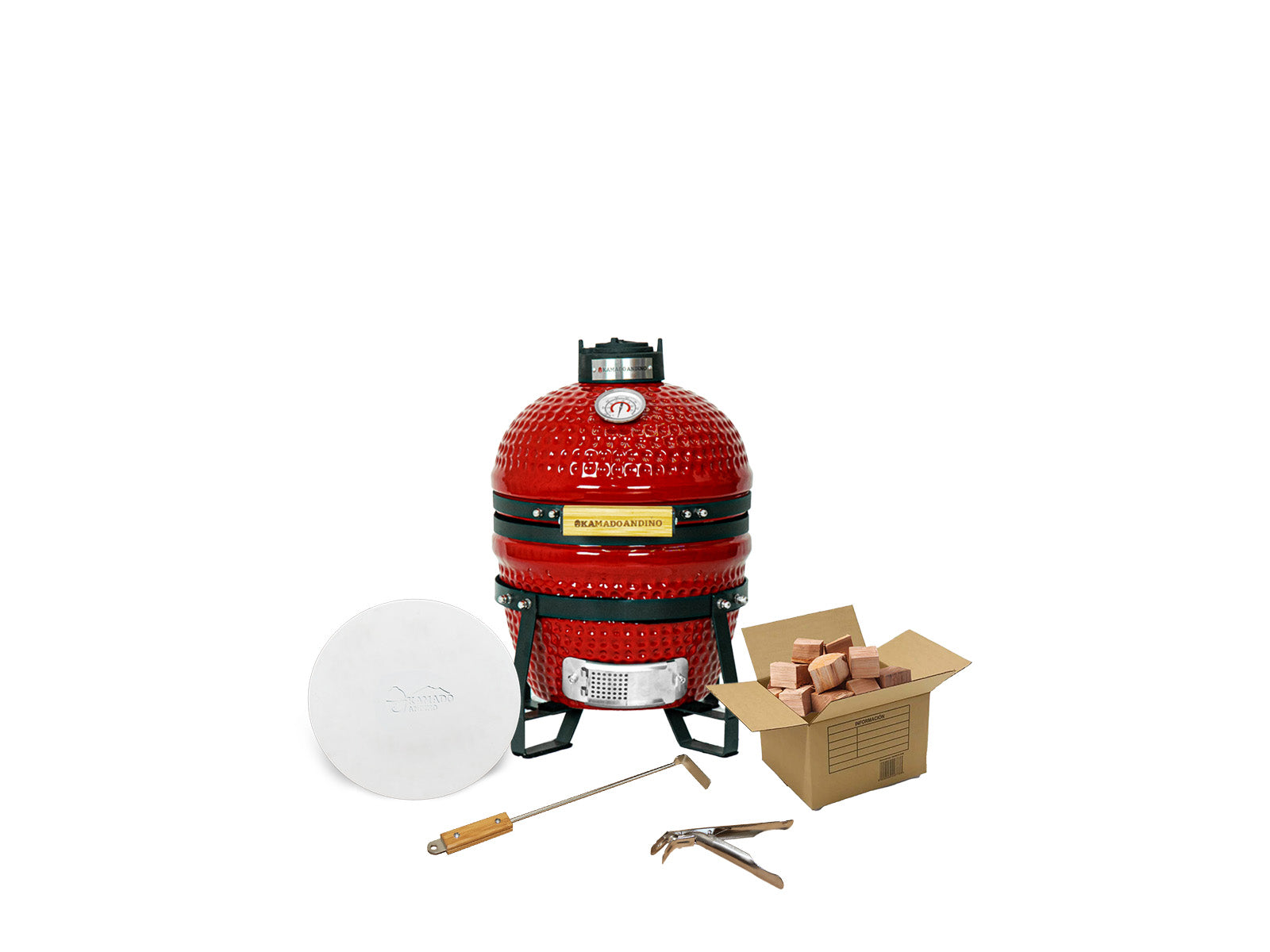 Grill Kamado Andino Small #Color_Rojo #Version_Clasica