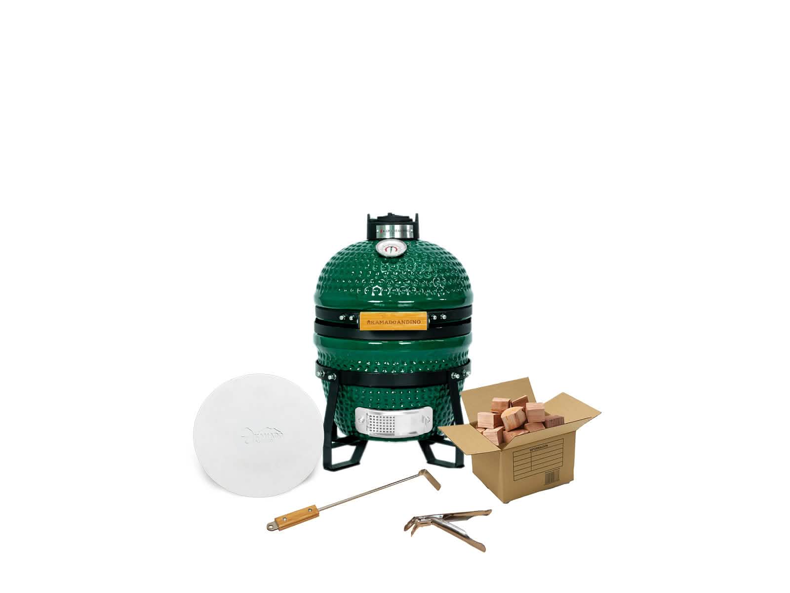 Grill Kamado Andino Small #Color_Verde #Version_Clasica