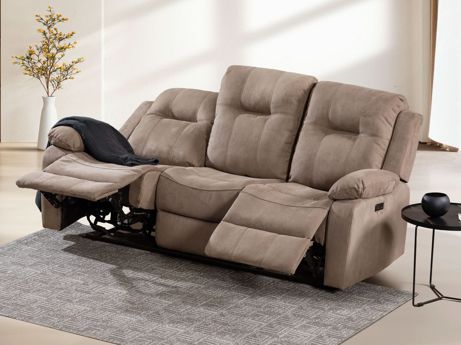 Sofa Recliner Kodiac Power #Color_Tan"6917"