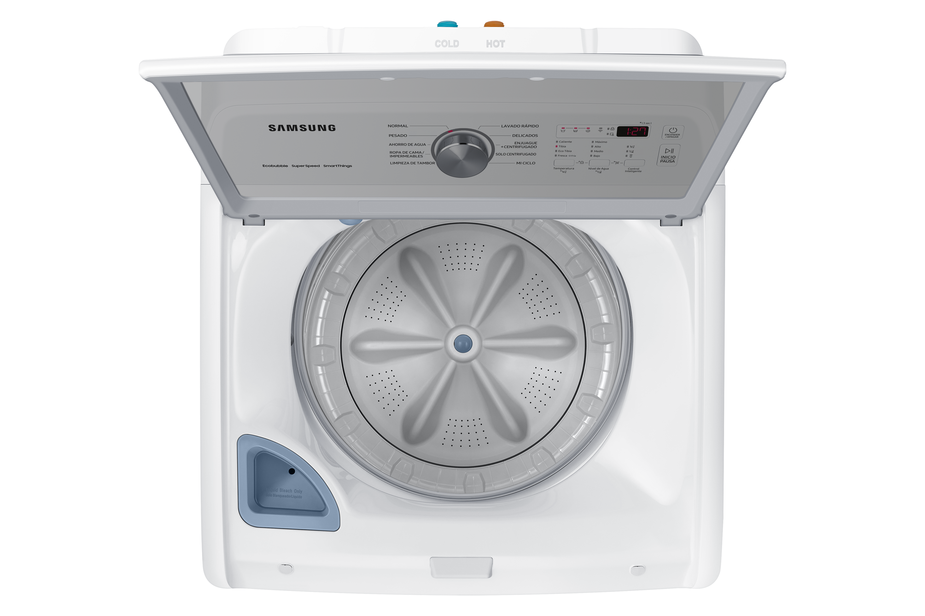 Lavadora Carga Superior 23Kg Blanco Samsung
