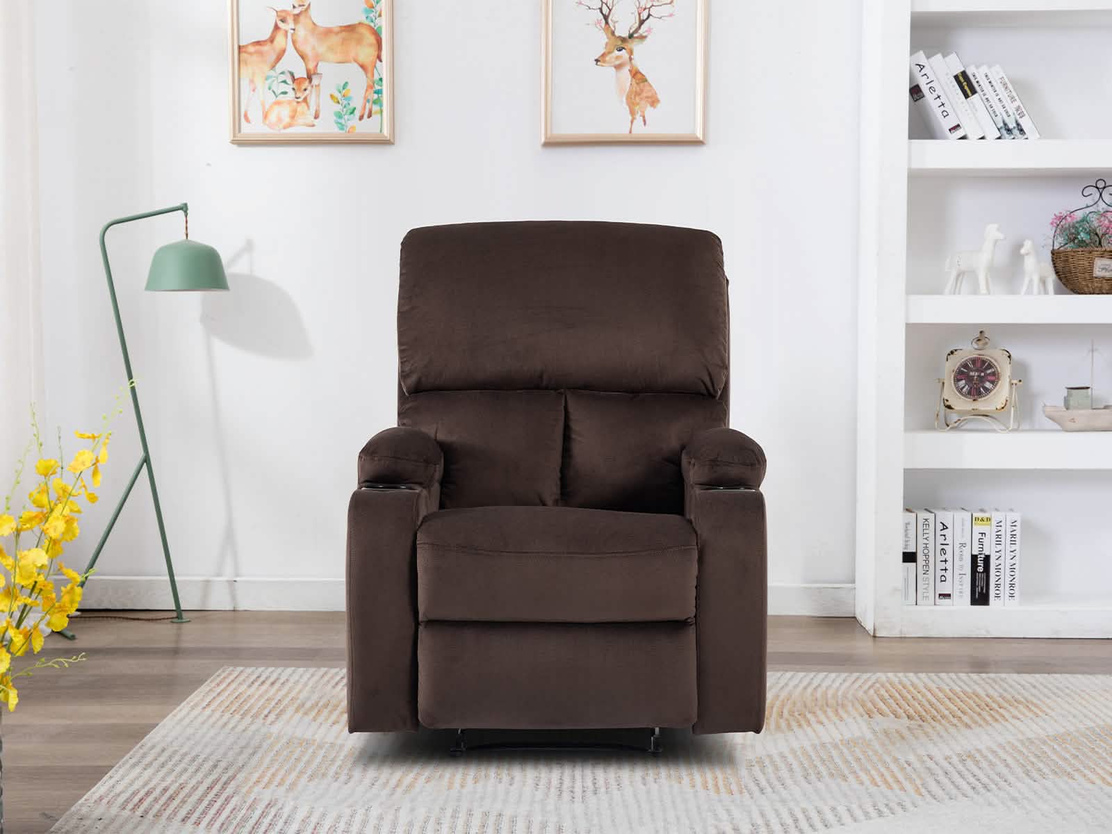 Recliner Rosia #Color_SaddleBrown"2246"