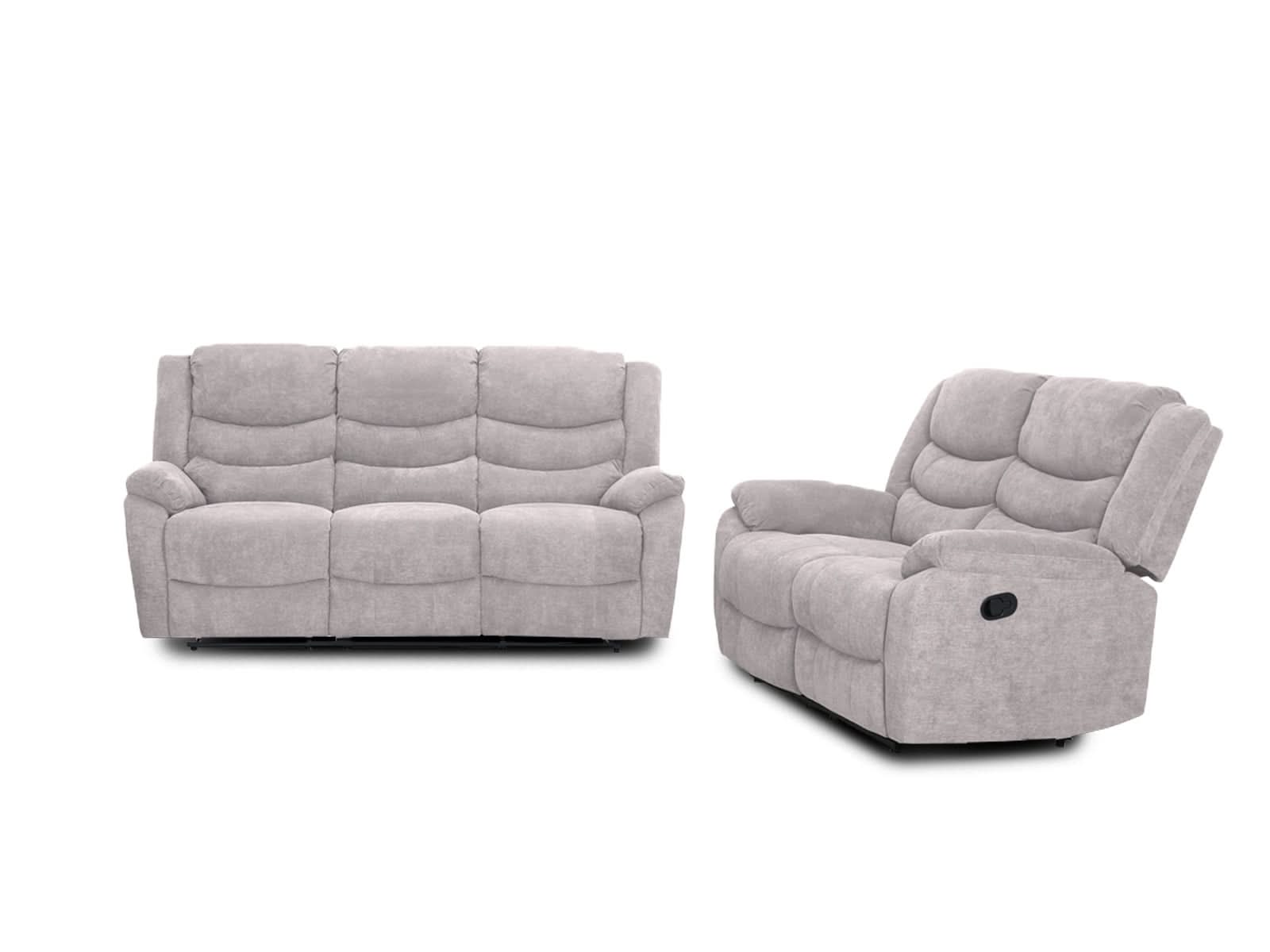 Sala Bradford C/Recliner 2P #Color_Cream"2345"