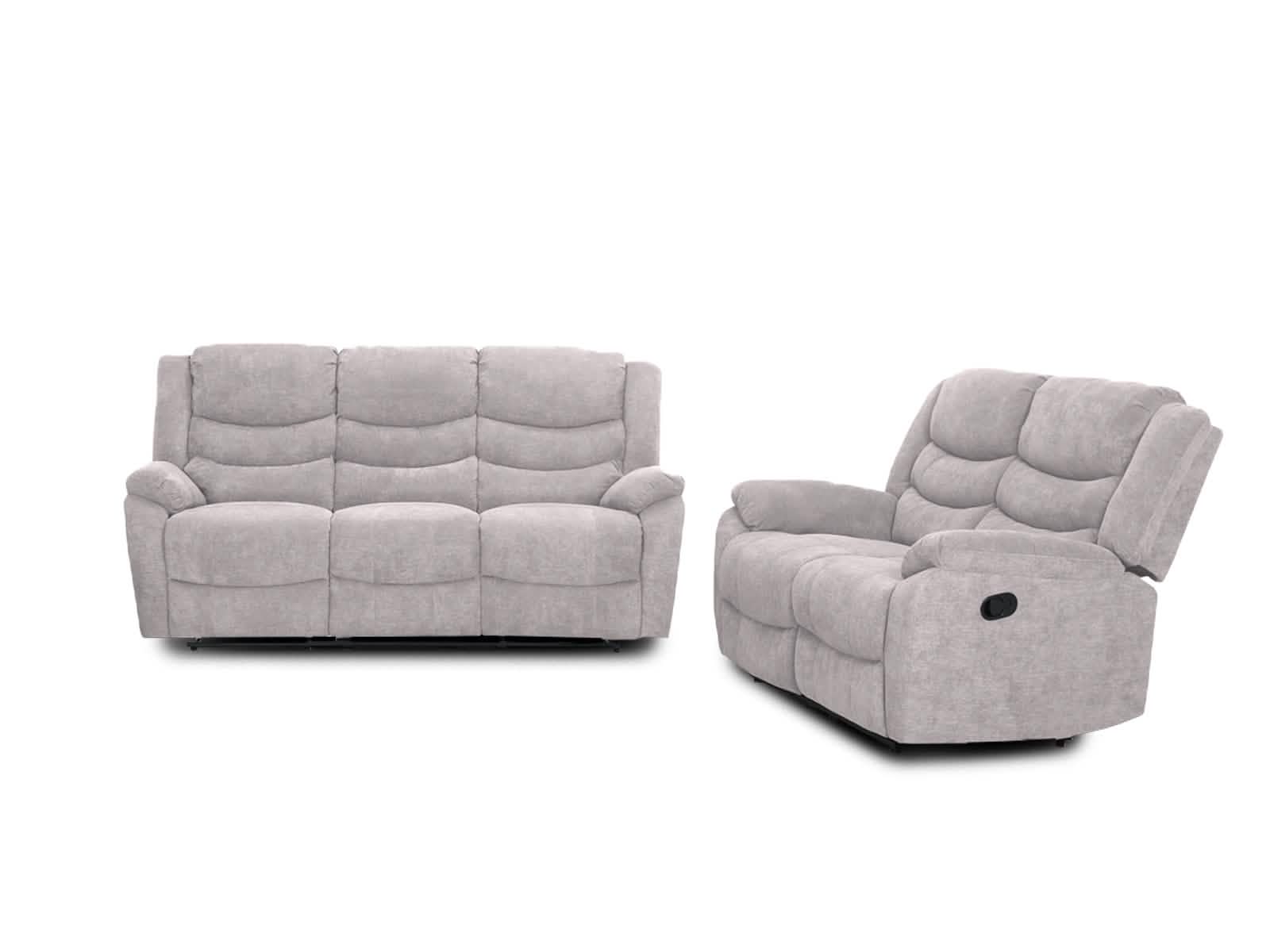 Sala Bradford C/Recliner 2P #Color_Cream"2345"