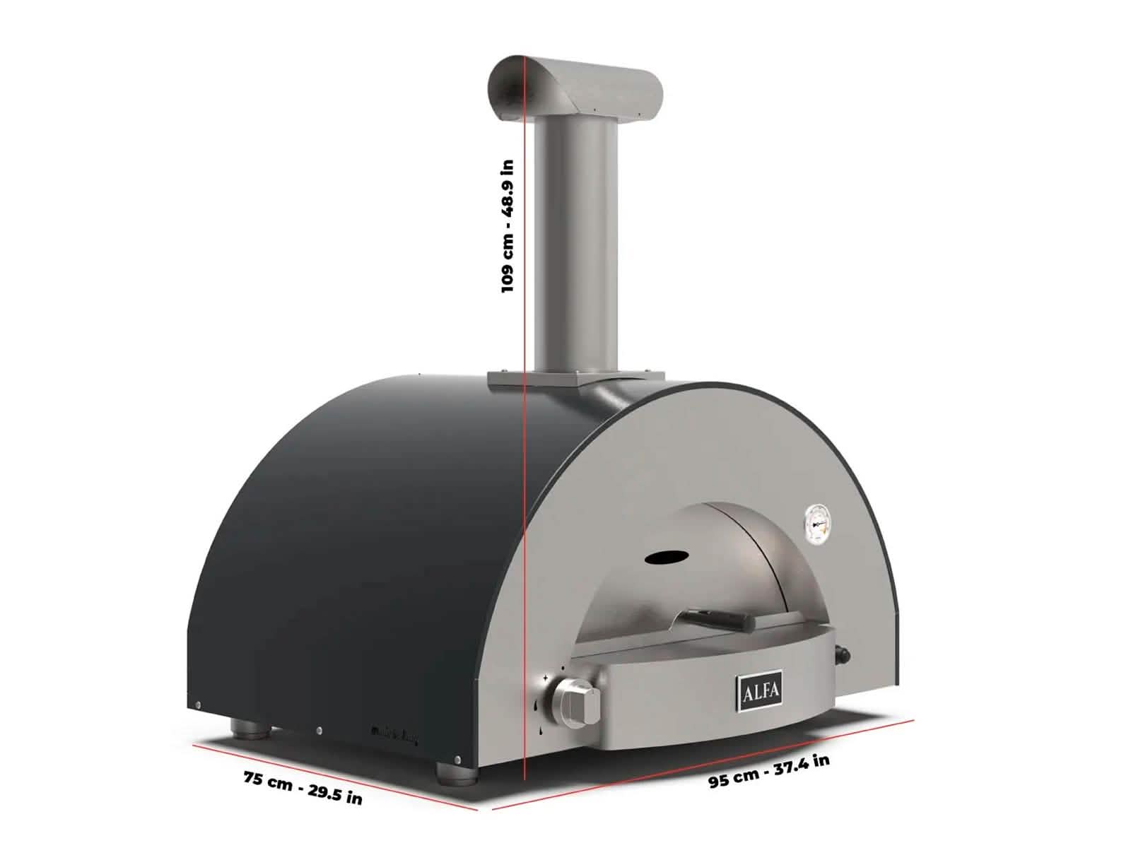 Horno Classico 2 Pizze a Gas Alfa Forni