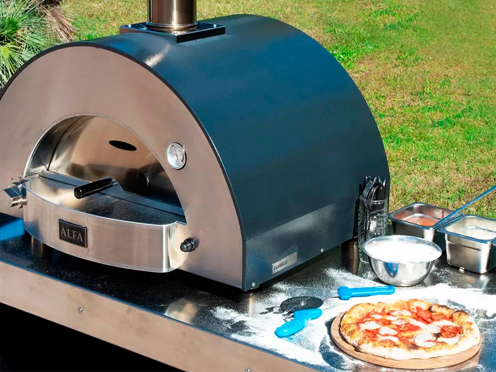 Horno Classico 2 Pizze a Gas Alfa Forni