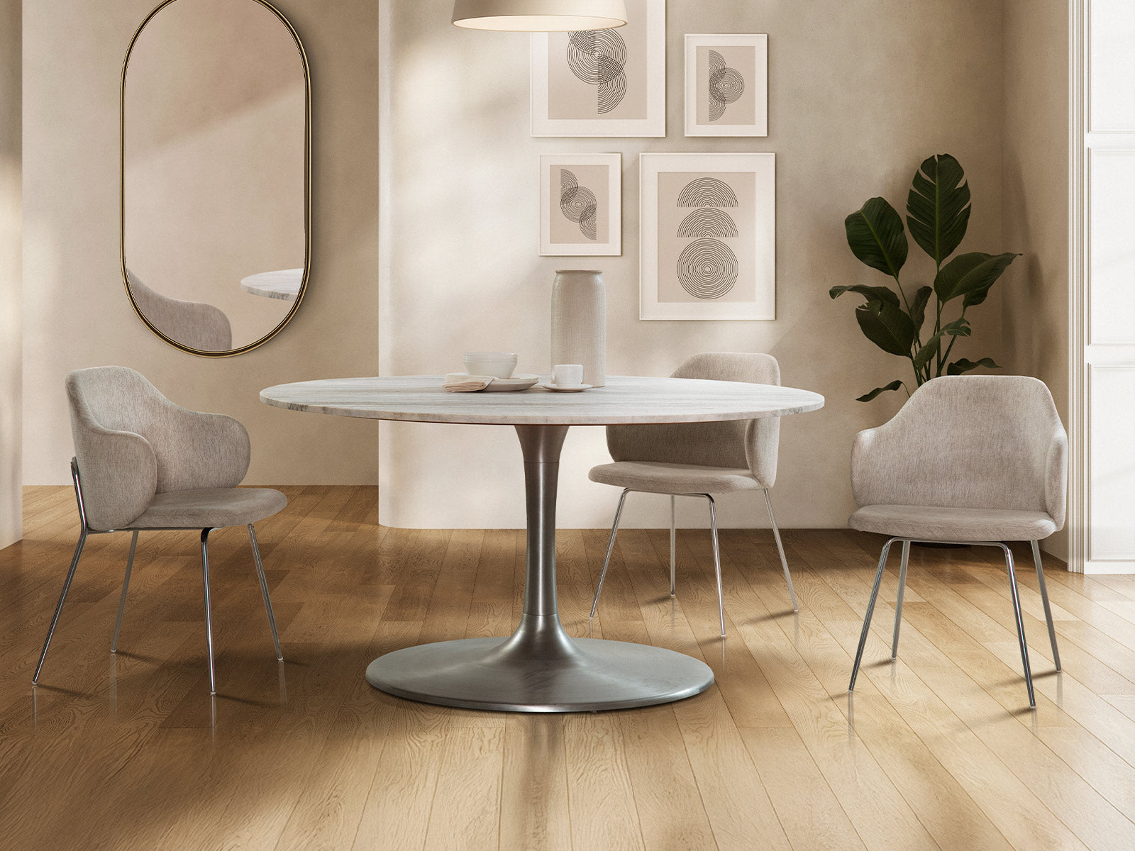 Mesa Comedor Ithaca Silver