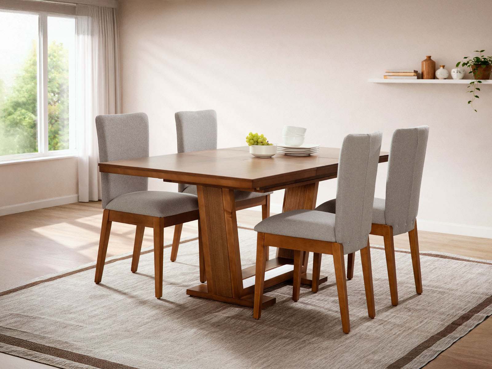 Mesa Comedor Acuario Plus Honey Wash