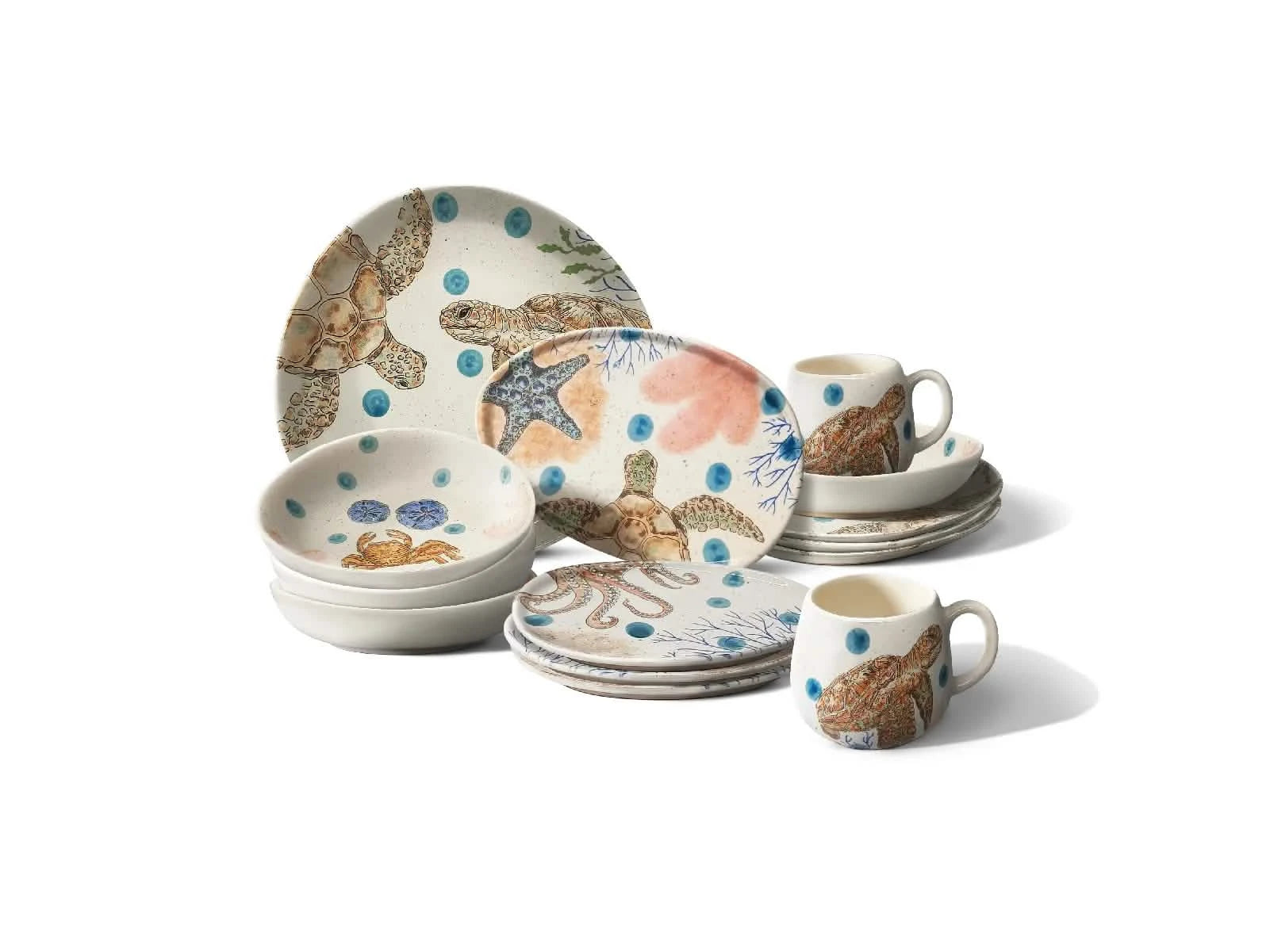 Vajilla Galápagos 4 Puestos Artesa