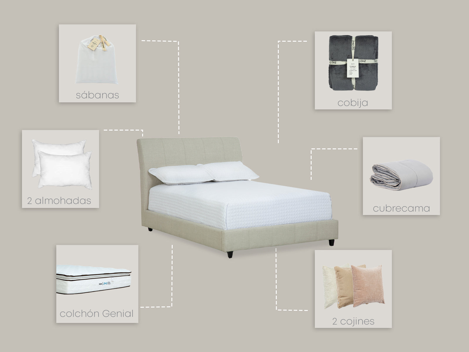 Set Cama Messina Angora Genial King