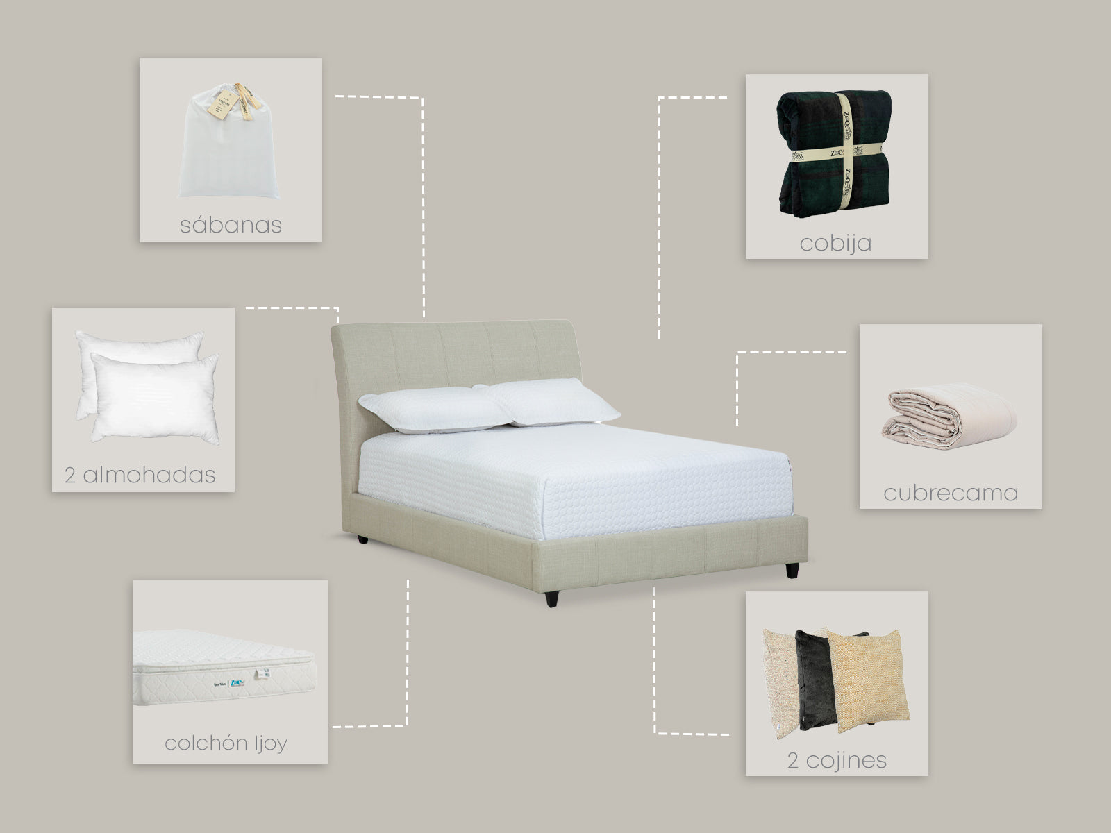 Set Cama Messina Angora Ijoy King