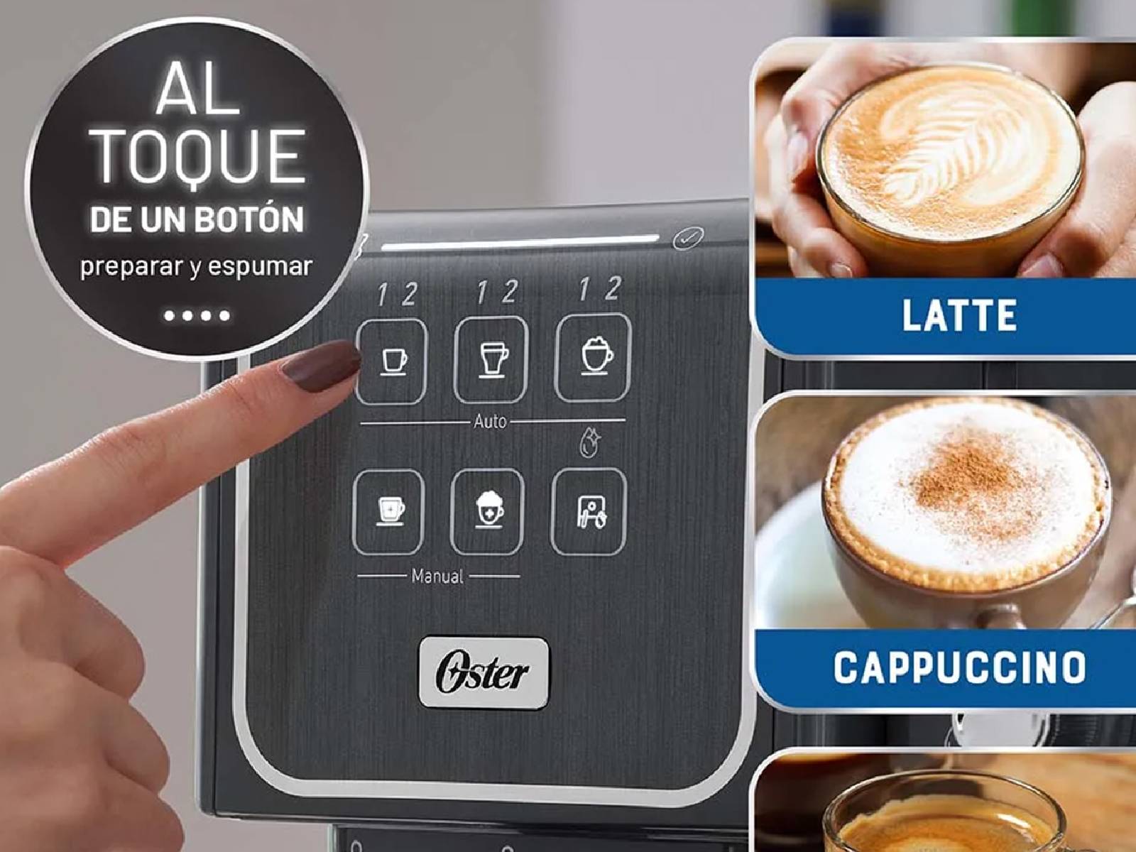 Cafetera PrimaLatte Touch Oster