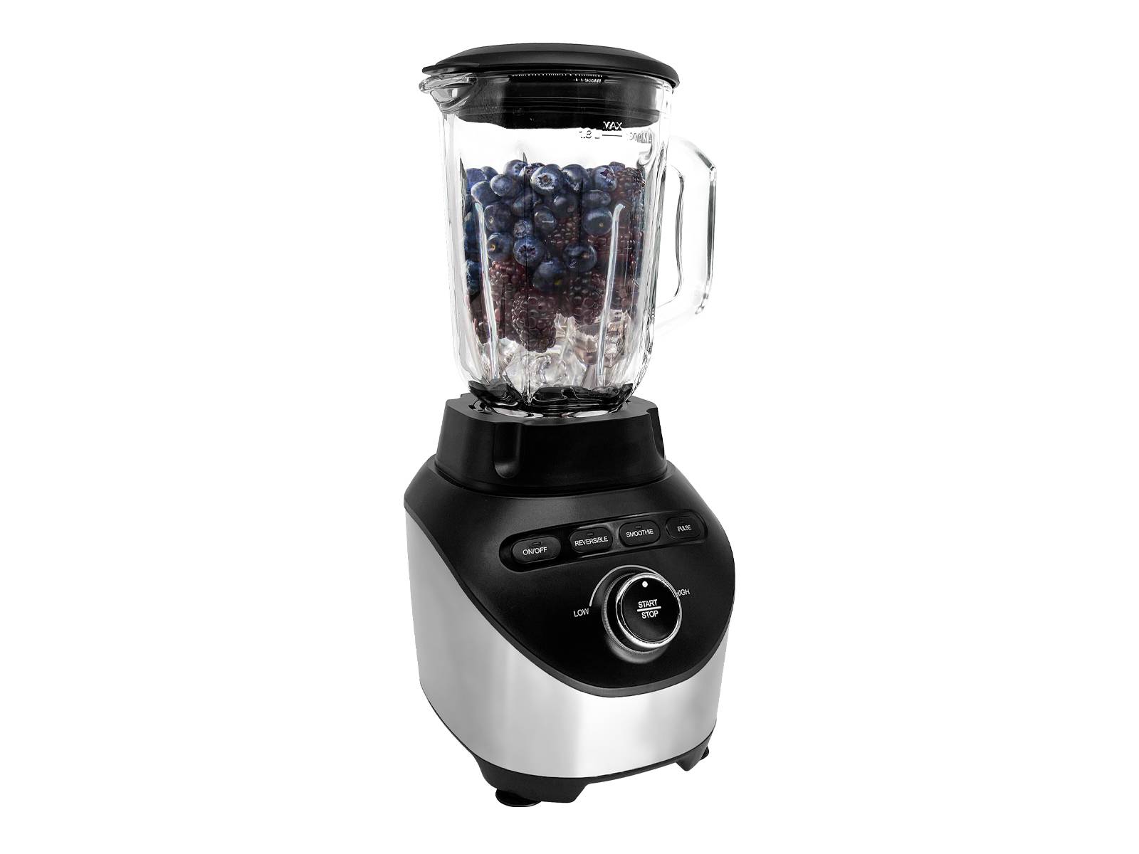 Licuadora Reversible Inox 1.8L Warenhaus