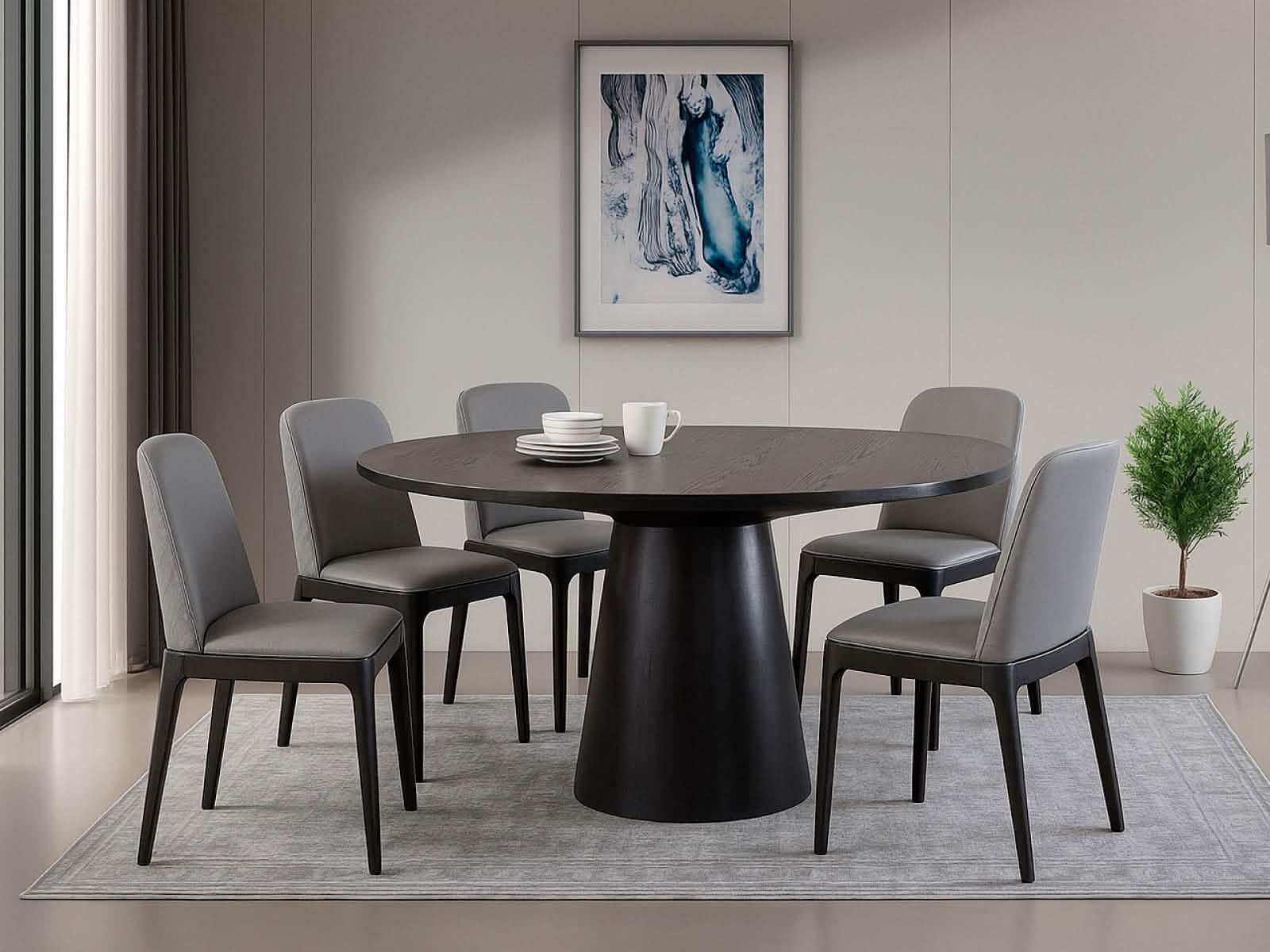 Comedor Jasper + 6 Sillas Carlo