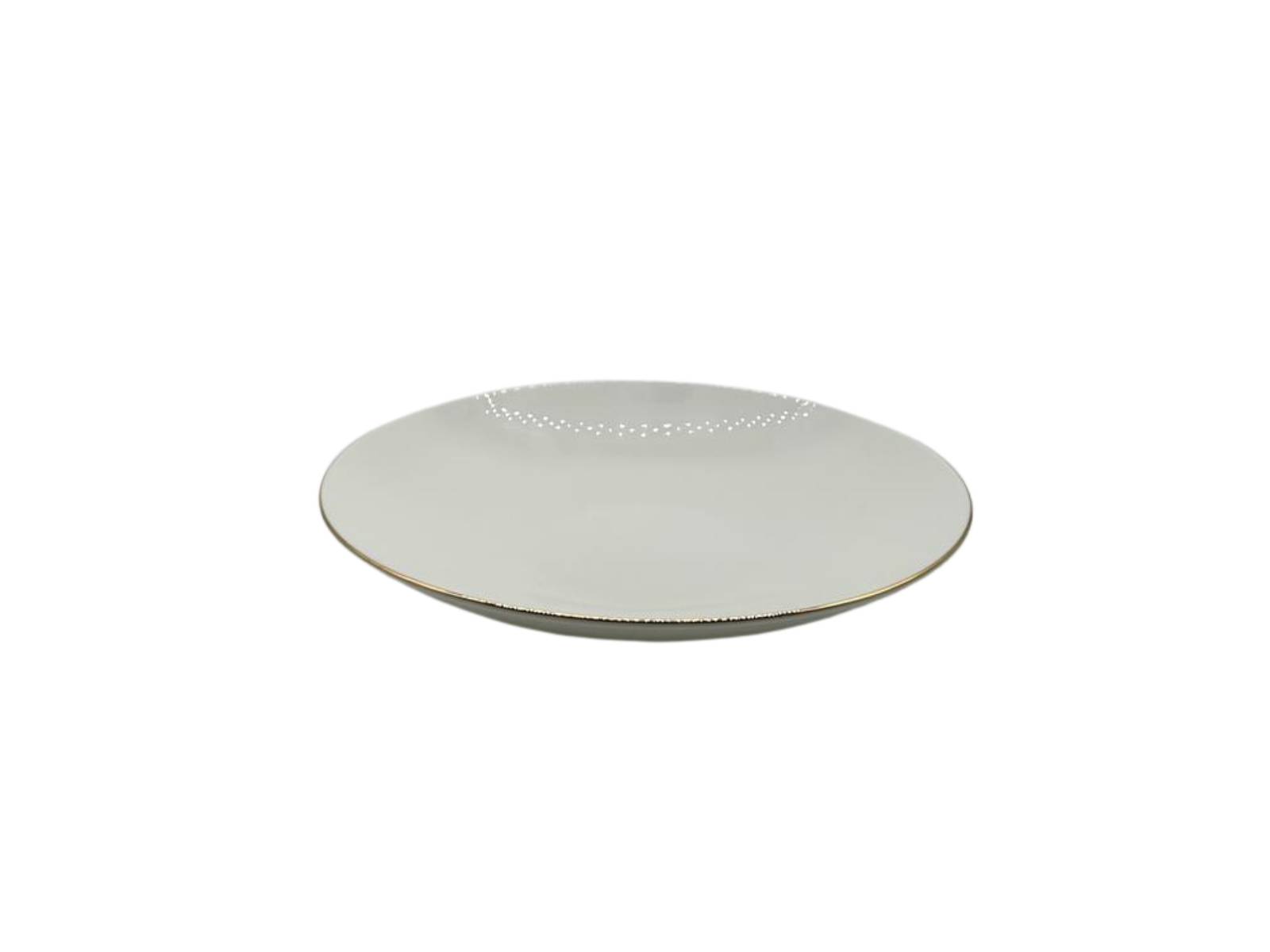 Plato Sopero Blanco de Cerámica Warenhaus
