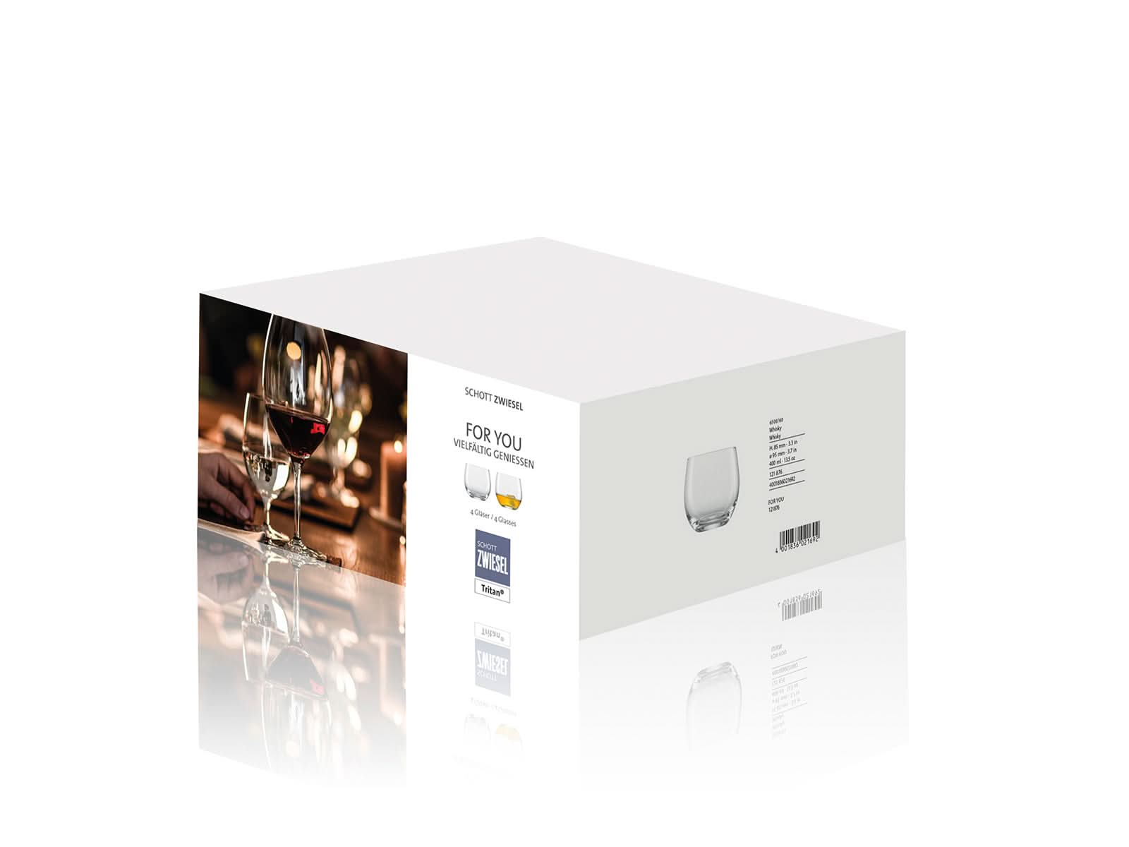 Vasos Whisky Set x4 For You Transparente Zwiesel