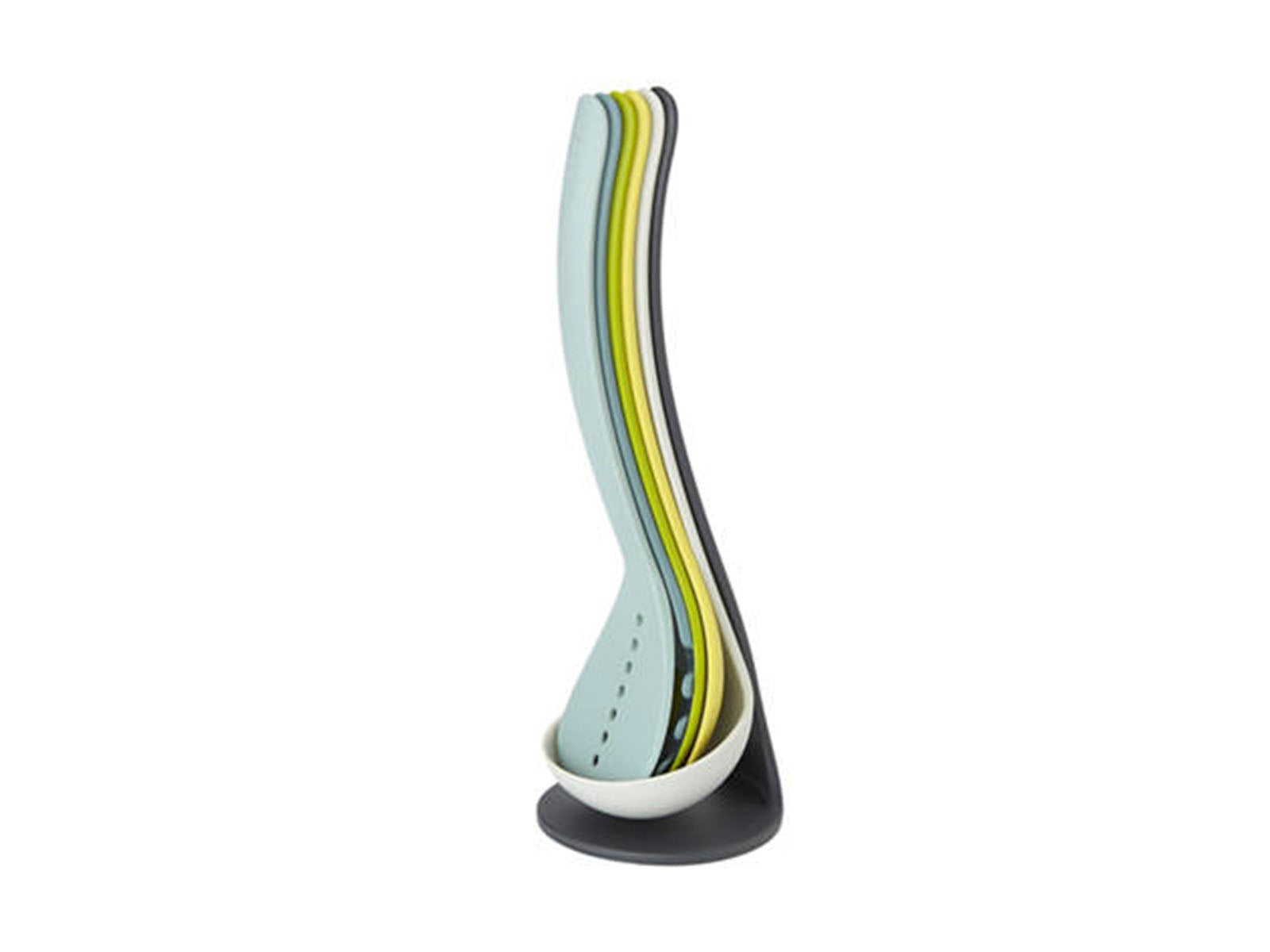 Set x5 Utensilios Boton 33.5cm Base C/Azul Oscuro Joseph Joseph