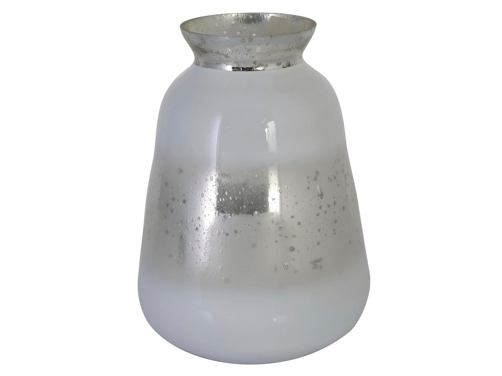 Florero Cristal 15 cm C/Blanco