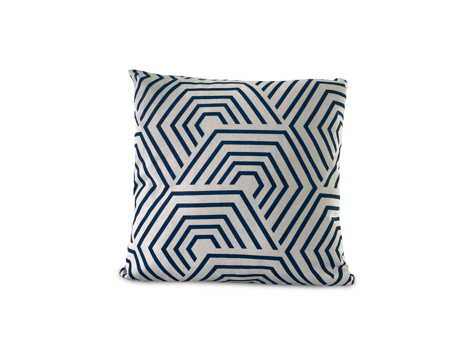Funda Para Cojin 50x30cm C/Azul y Blanco