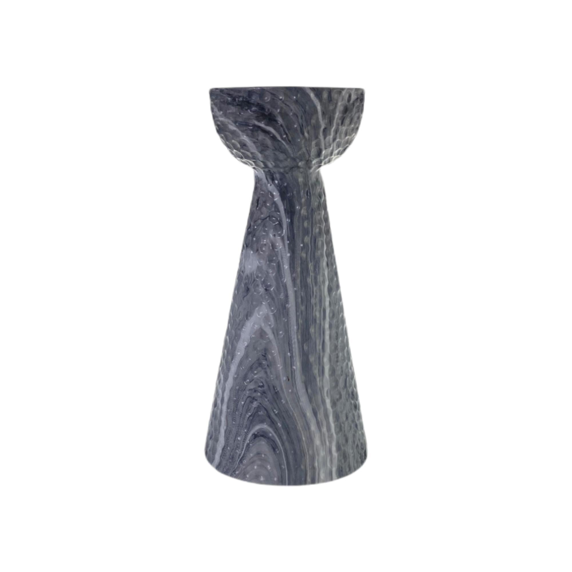 Portavela Alto C/Gris 23x10.5cm