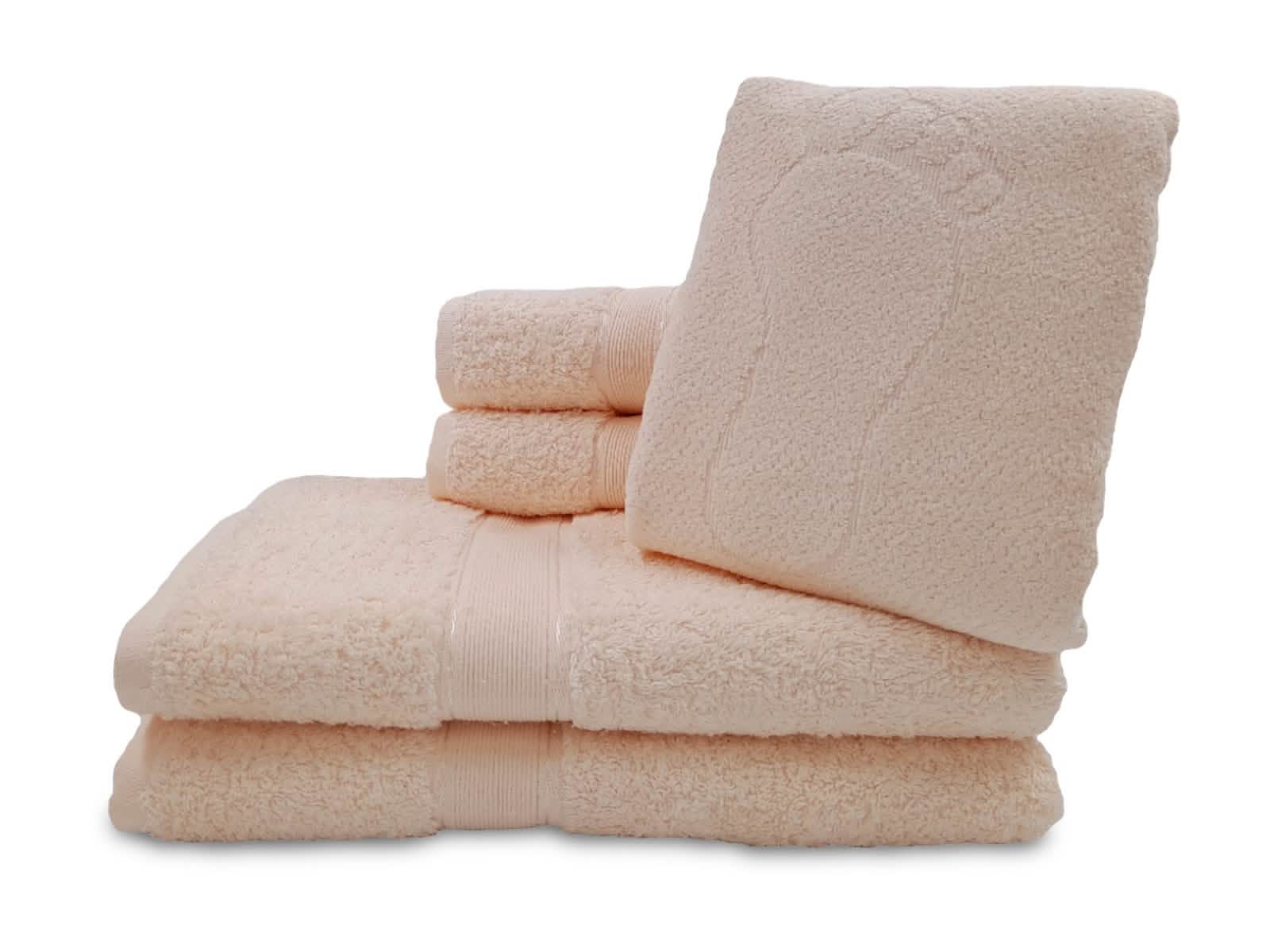 Set x5 Pzas Toallas Arizona C/Beige