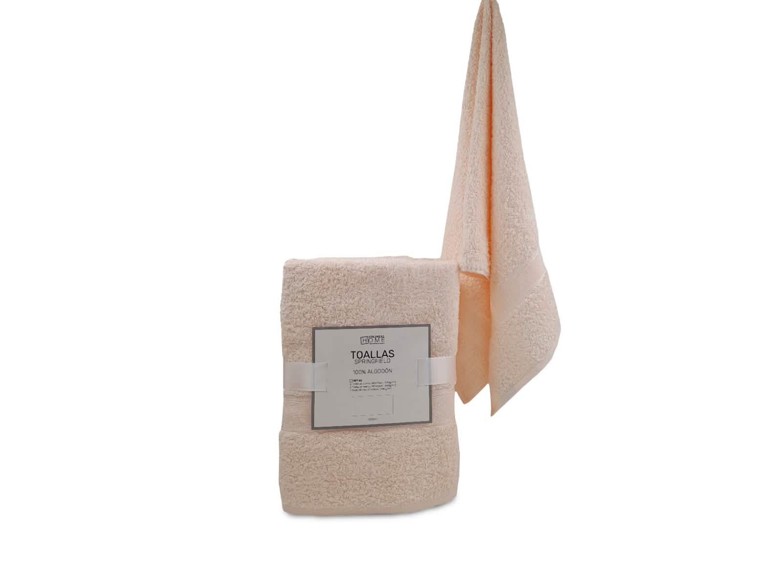 Set x5 Pzas Toallas Arizona C/Beige