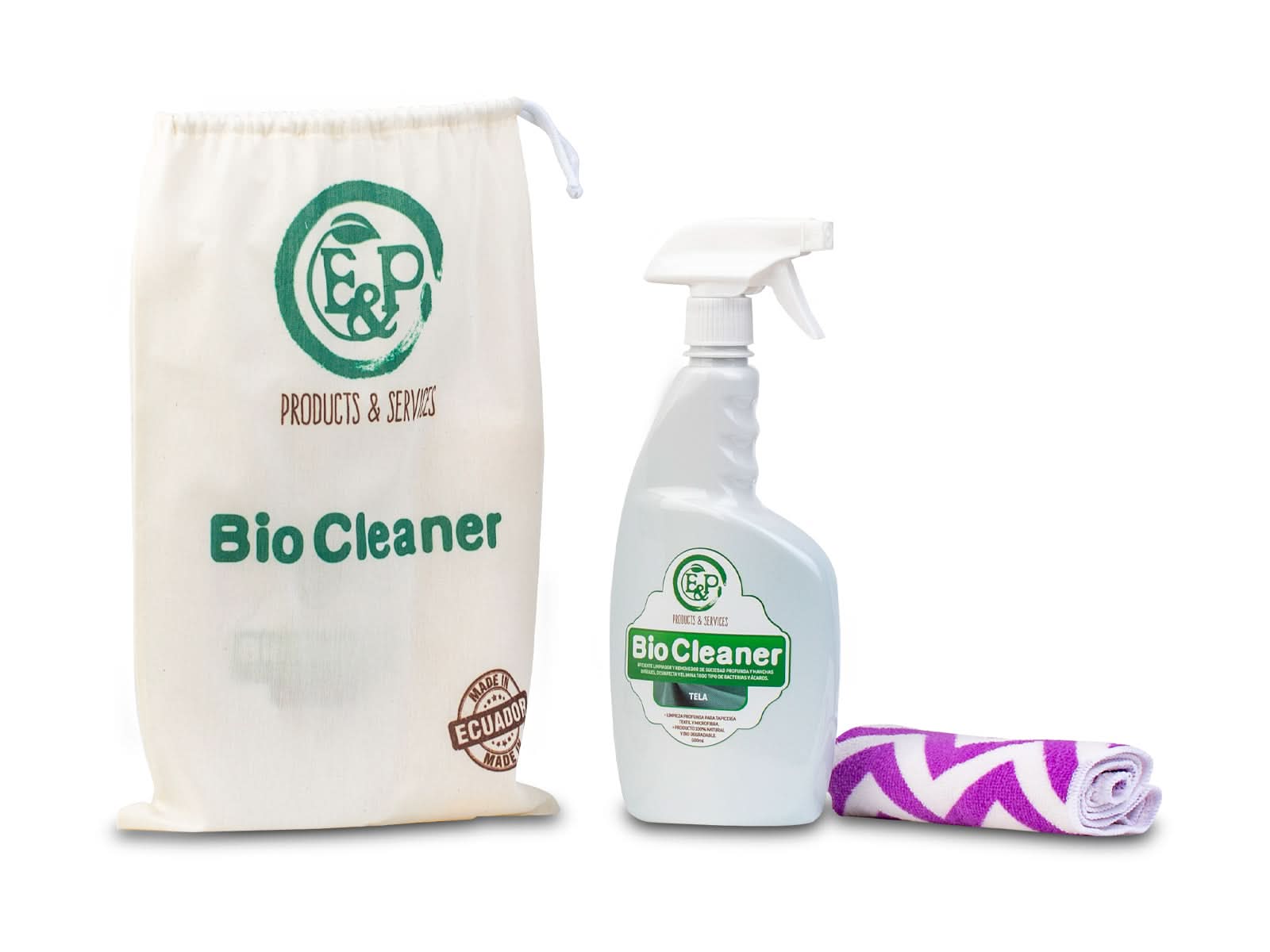 Kit Limpiador BIO Cleaner Tela 600ML