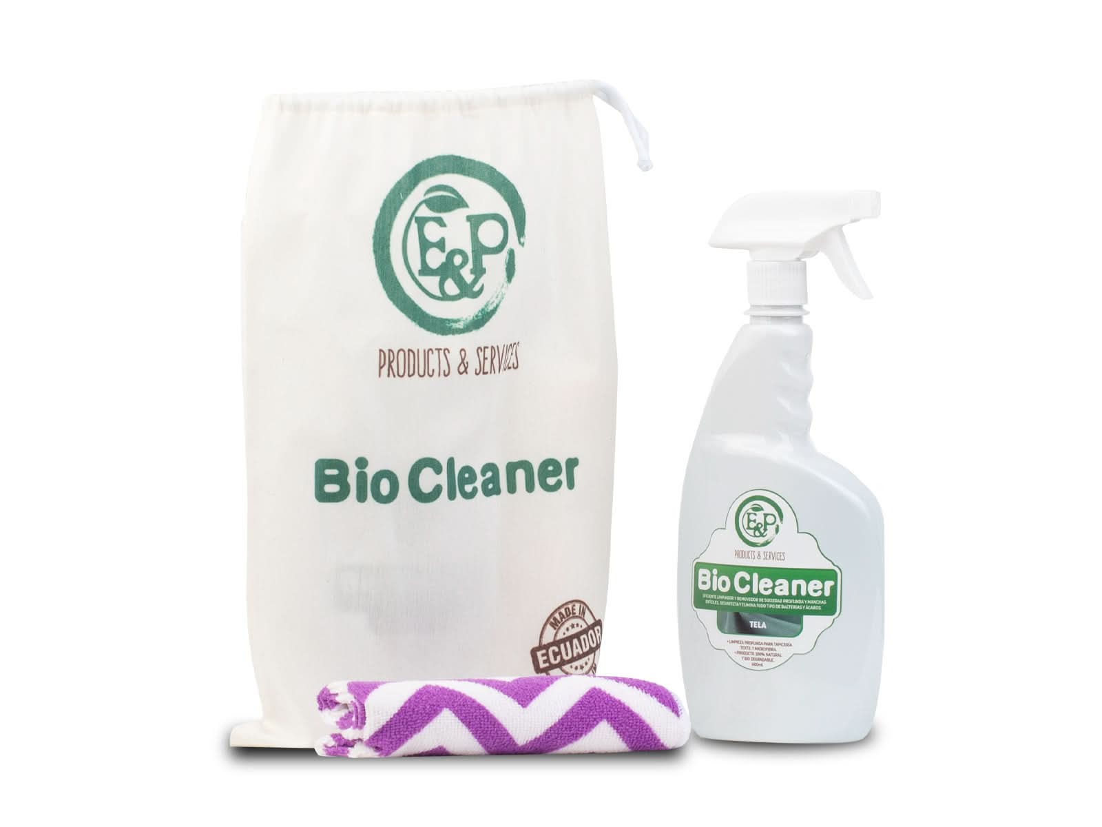 Kit Limpiador BIO Cleaner Tela 600ML