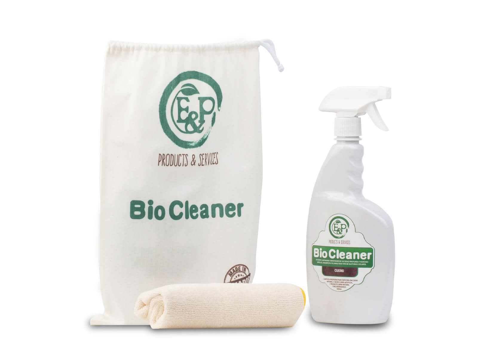 Kit Limpiador BIO Cleaner Cuero 600ML