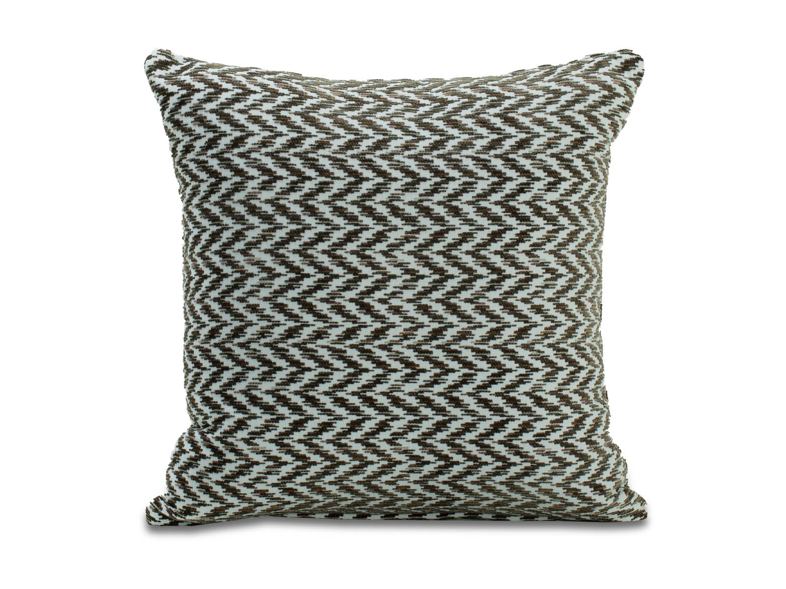 Cojin Black Coffee Brocado ZigZag Medio 45cmx45cm
