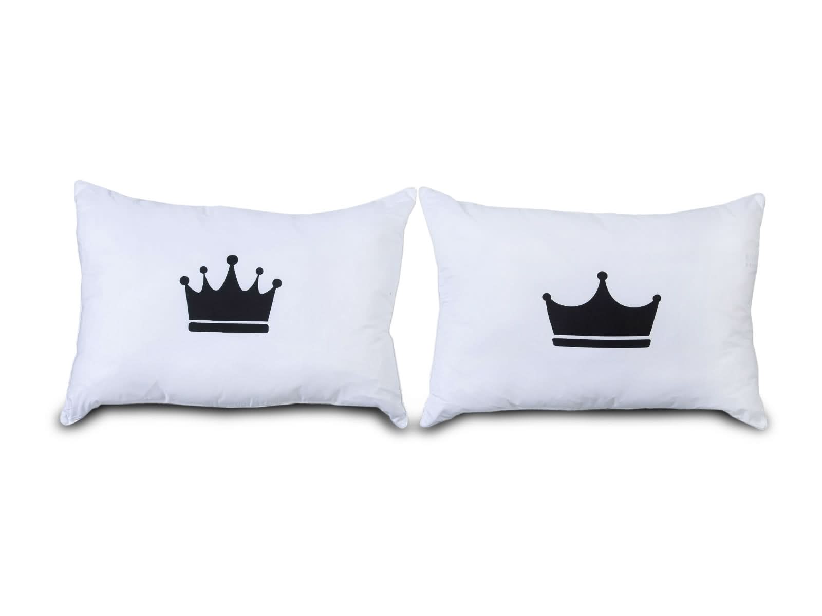 Almohada Monograma Set x2 El y Ella King/Queen