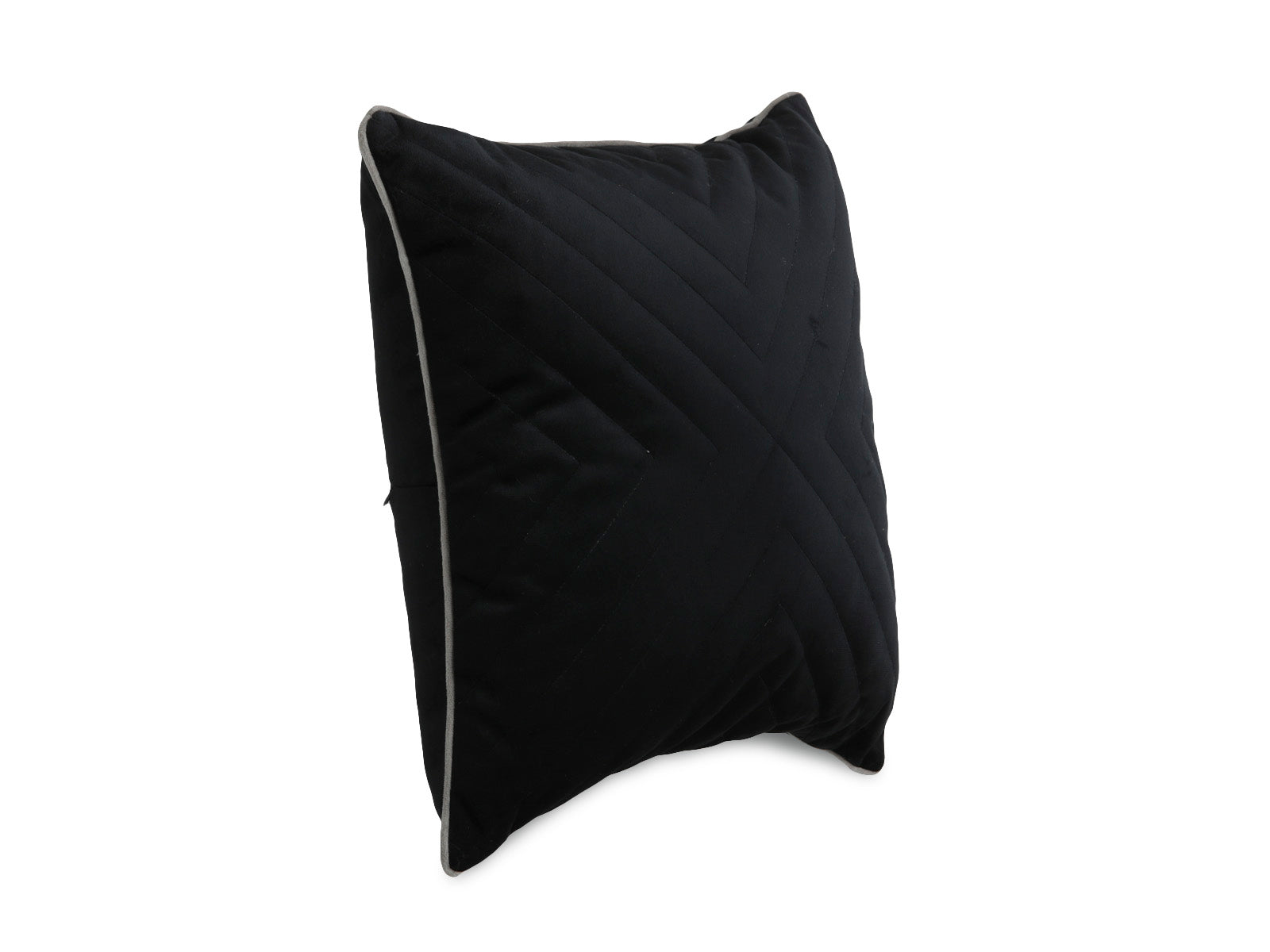 Cojin Acolchado Silver 45X45 C/Negro
